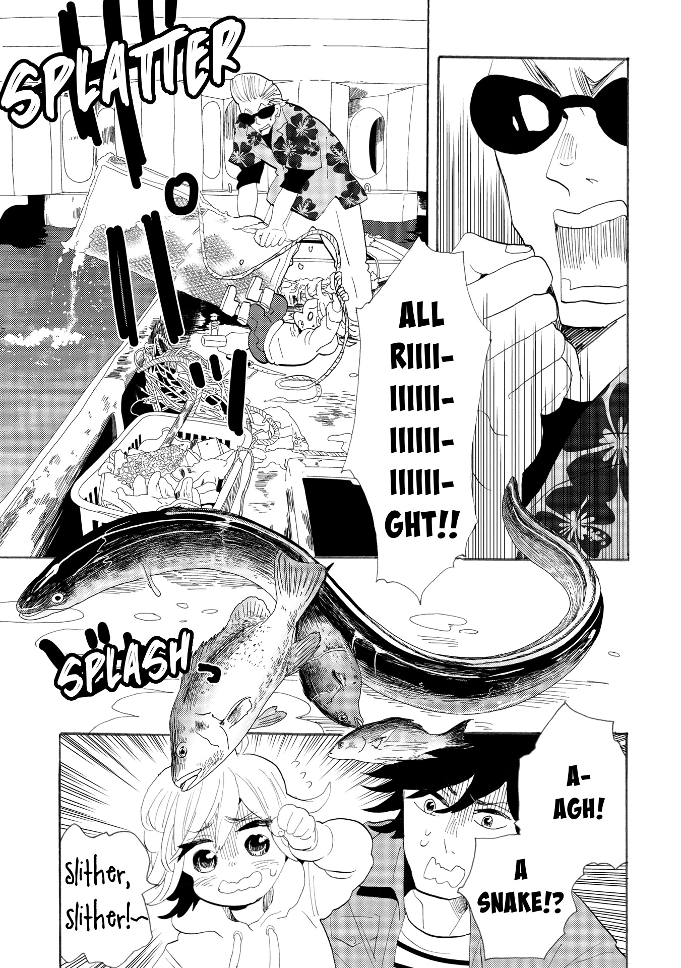 Udon no Kuni no Kin'iro Kemari Chapter 45 page 18 - Chapter 45: Miyaura Port