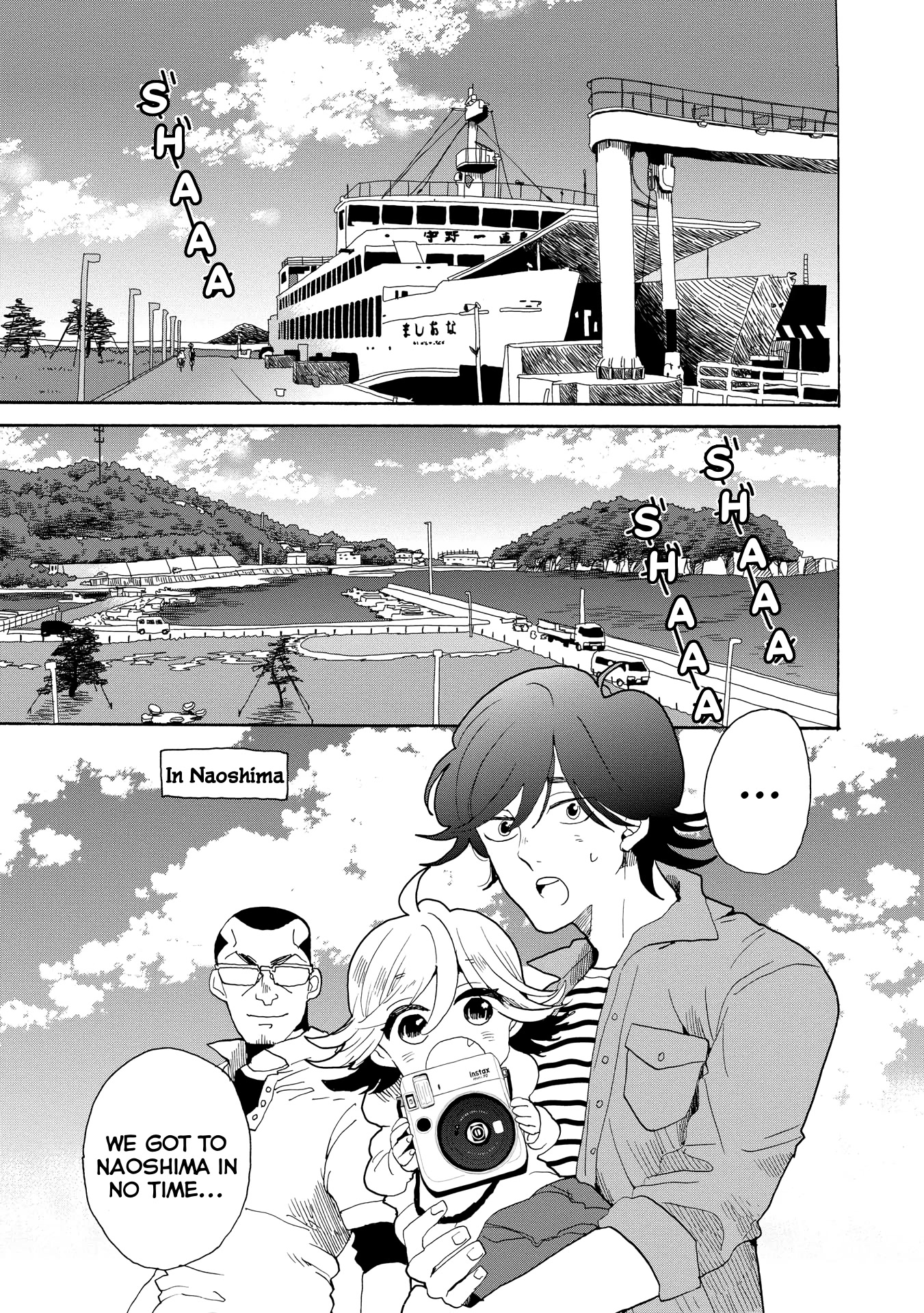 Udon no Kuni no Kin'iro Kemari Chapter 45 page 4 - Chapter 45: Miyaura Port
