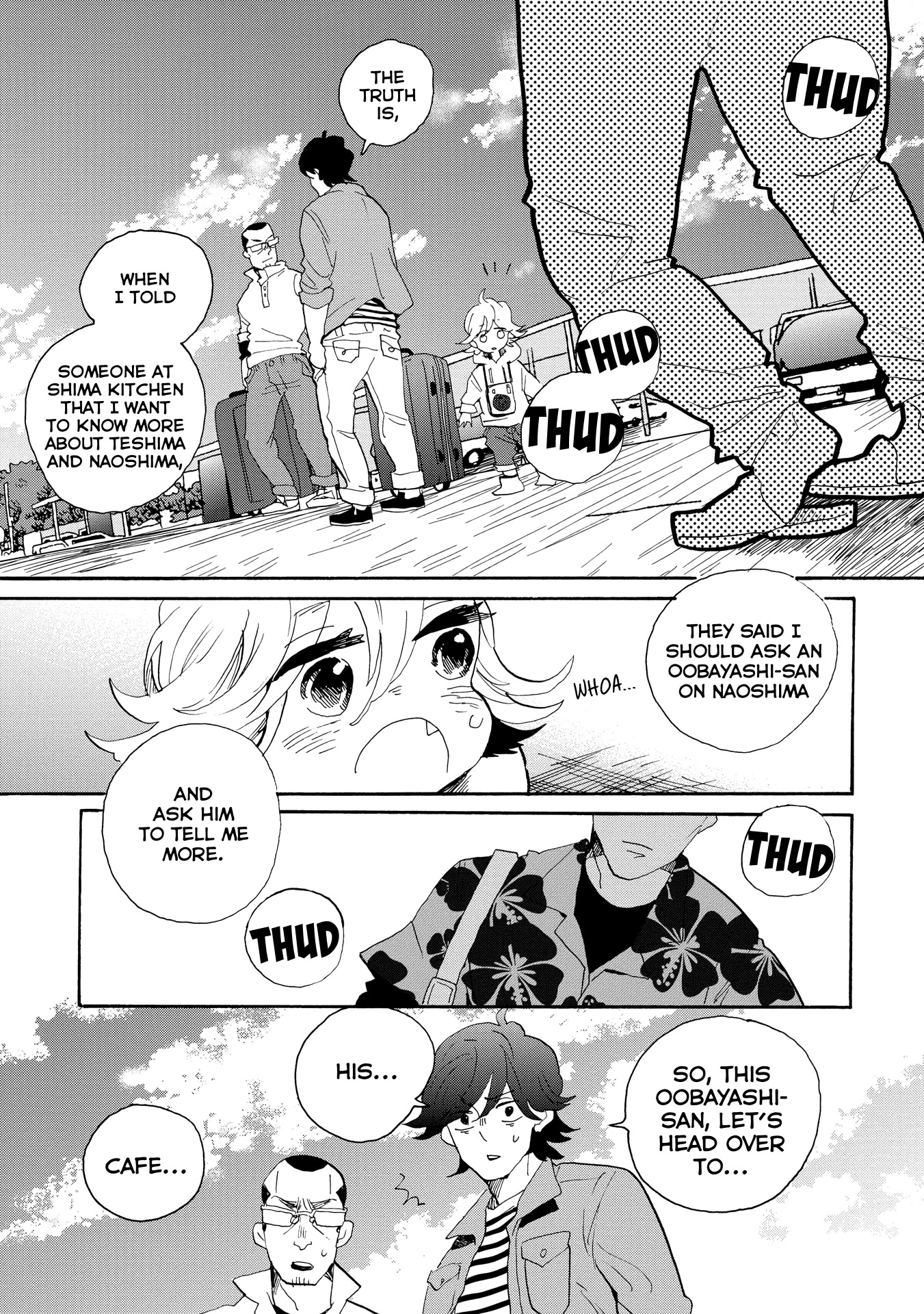 Udon no Kuni no Kin'iro Kemari Chapter 45 page 8 - Chapter 45: Miyaura Port