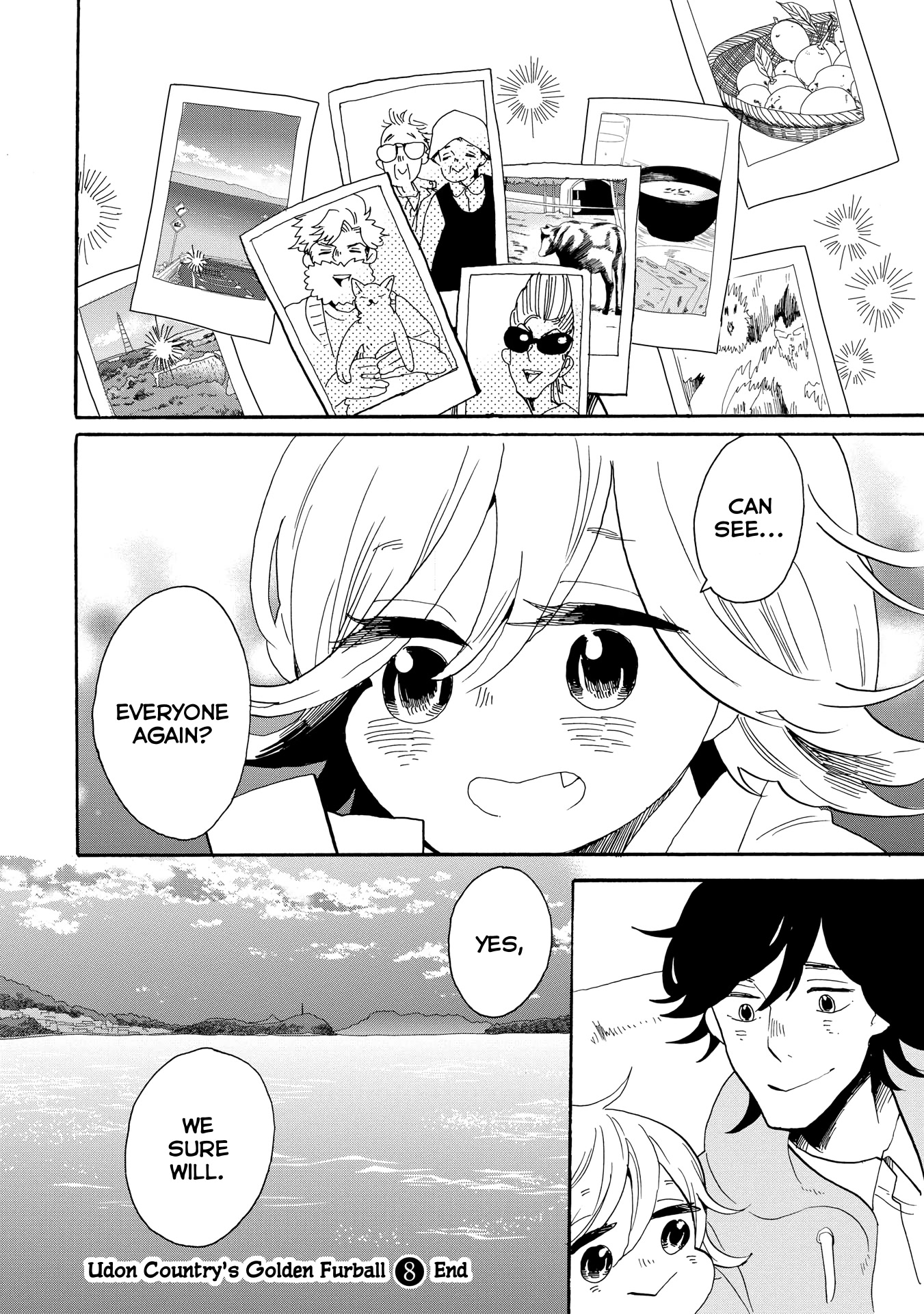 Udon no Kuni no Kin'iro Kemari Chapter 46 page 34 - Chapter 46: Danyama