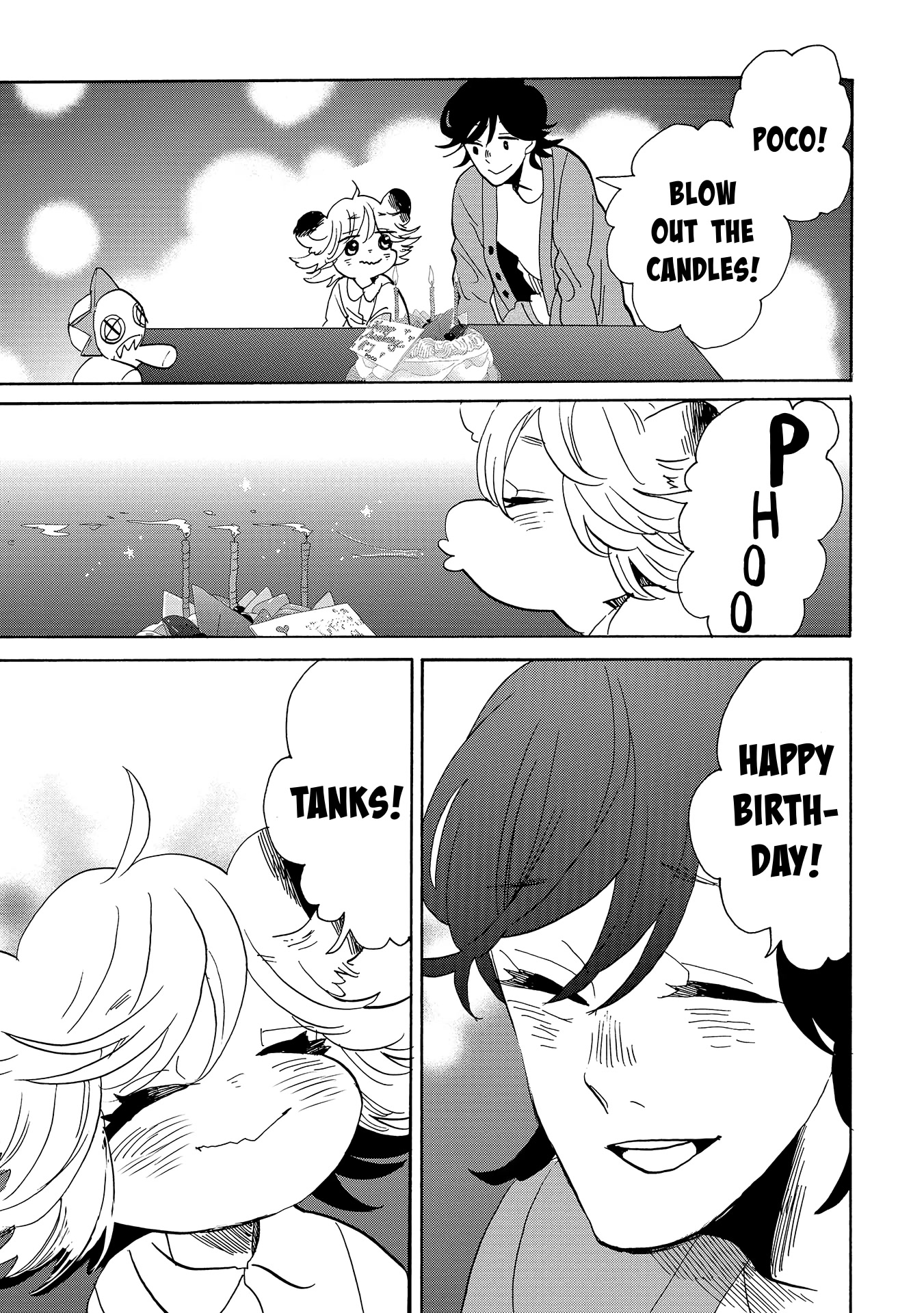 Udon no Kuni no Kin'iro Kemari Chapter 47 page 29 - Chapter 47: Loue