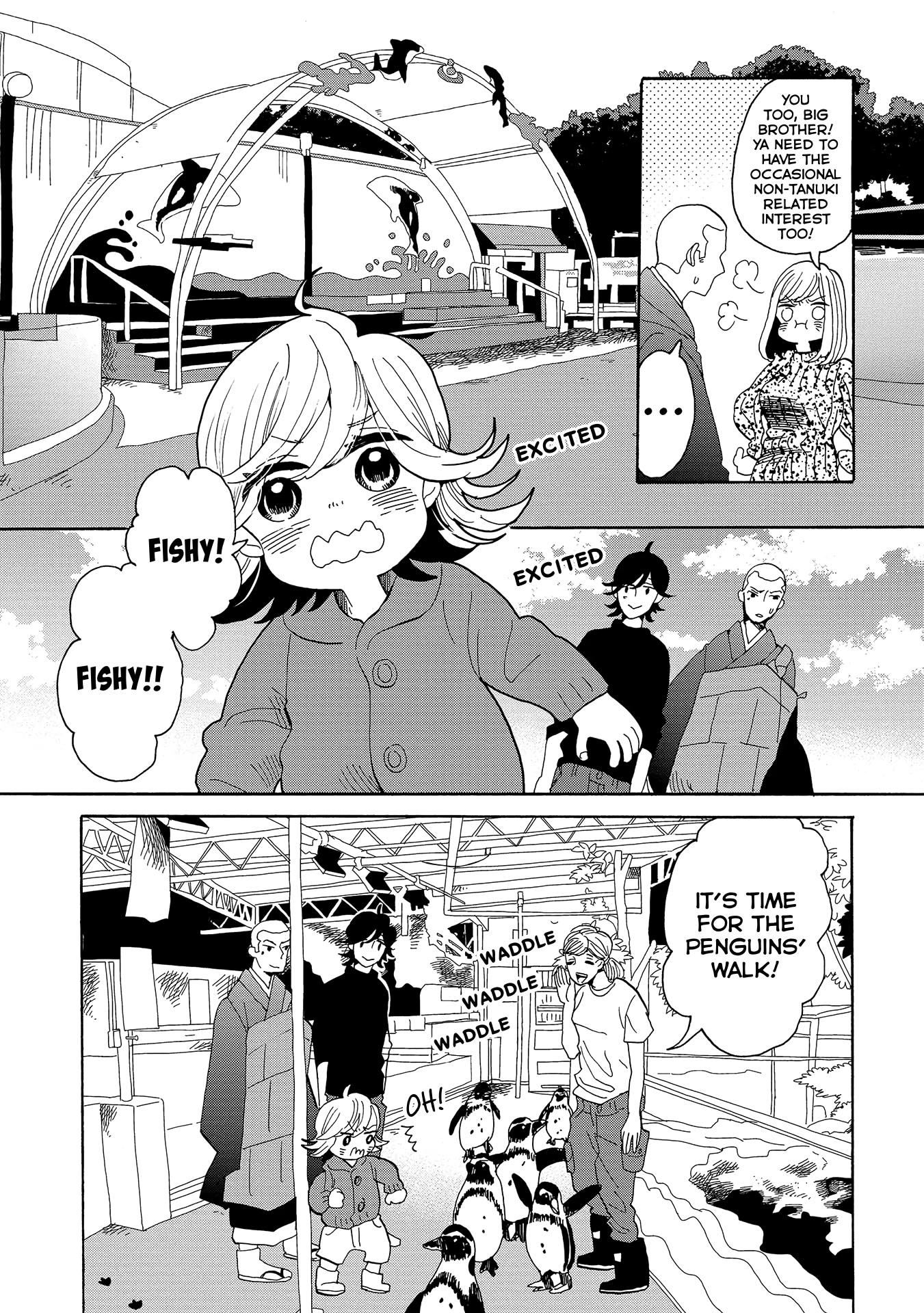Udon no Kuni no Kin'iro Kemari Chapter 49 page 20 - Chapter 49: New Yashima Aquarium
