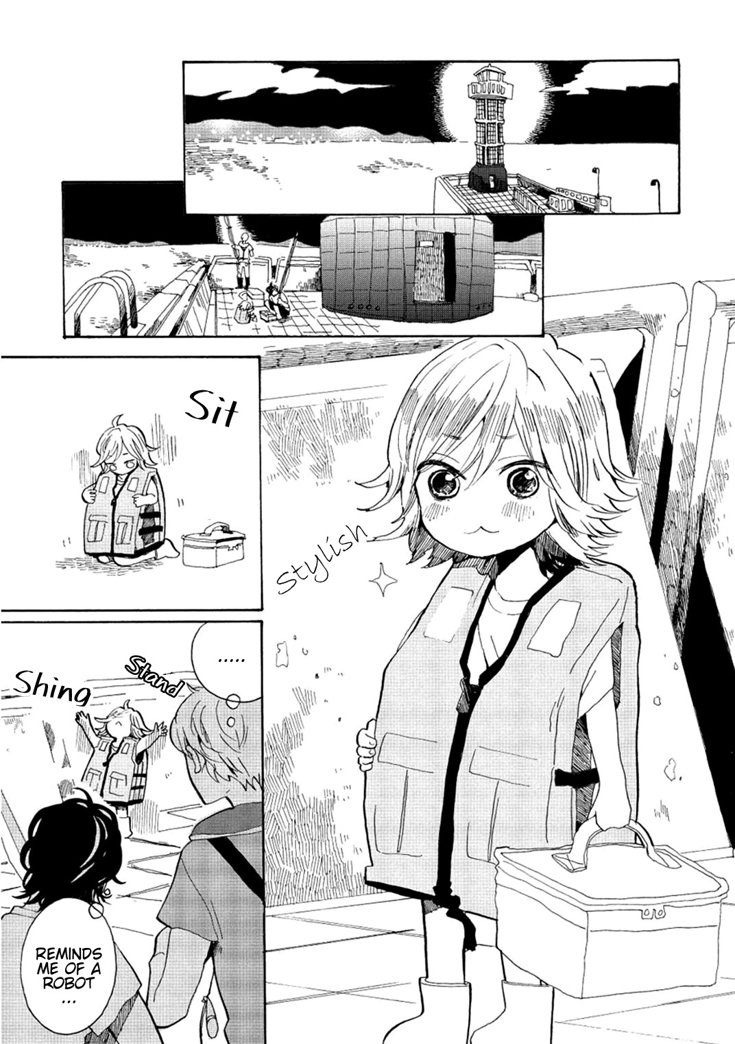 Udon no Kuni no Kin'iro Kemari Chapter 5 page 11 - Chapter 5: Red Lighthouse