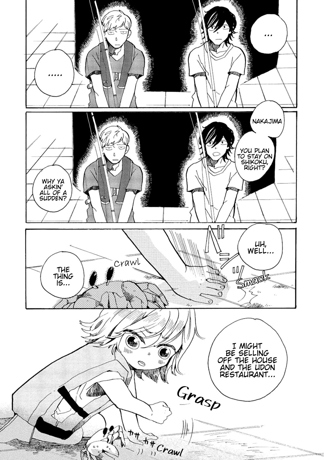 Udon no Kuni no Kin'iro Kemari Chapter 5 page 14 - Chapter 5: Red Lighthouse