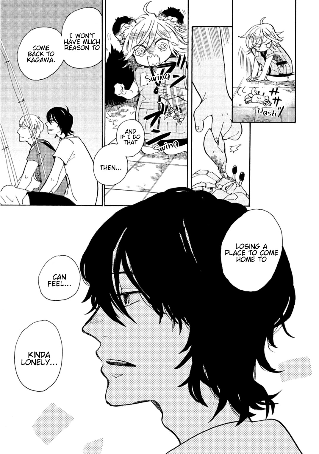 Udon no Kuni no Kin'iro Kemari Chapter 5 page 15 - Chapter 5: Red Lighthouse