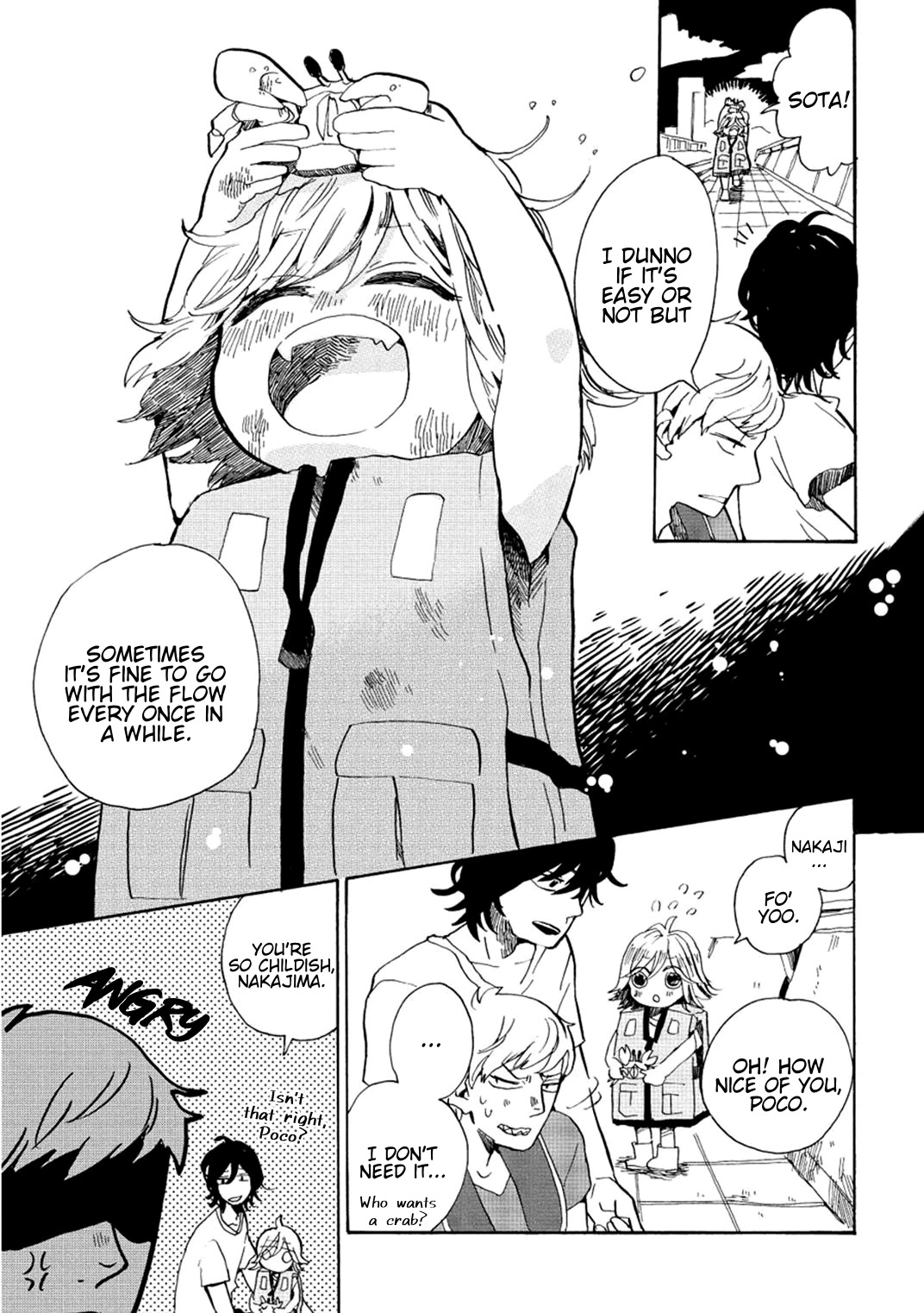 Udon no Kuni no Kin'iro Kemari Chapter 5 page 17 - Chapter 5: Red Lighthouse