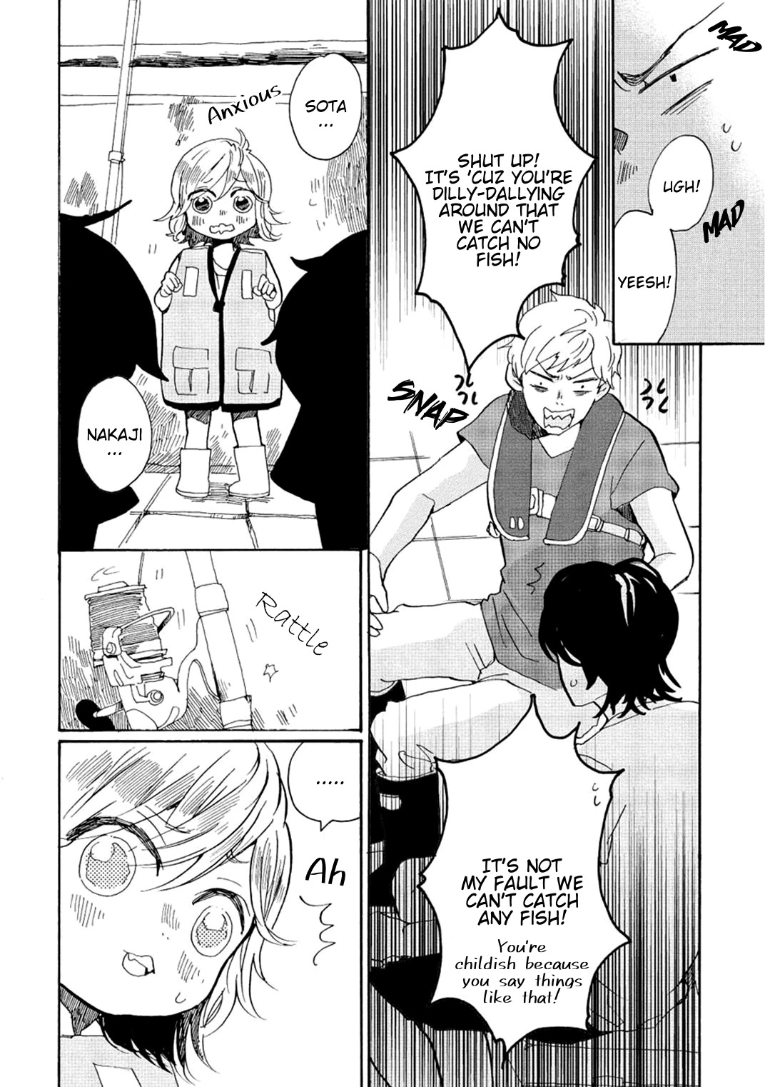 Udon no Kuni no Kin'iro Kemari Chapter 5 page 18 - Chapter 5: Red Lighthouse