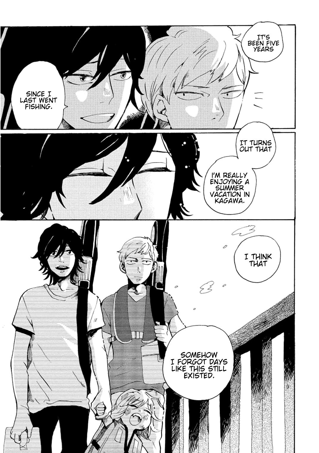 Udon no Kuni no Kin'iro Kemari Chapter 5 page 25 - Chapter 5: Red Lighthouse