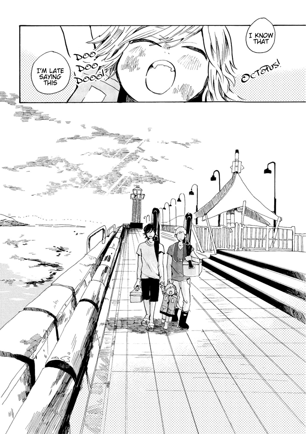 Udon no Kuni no Kin'iro Kemari Chapter 5 page 26 - Chapter 5: Red Lighthouse