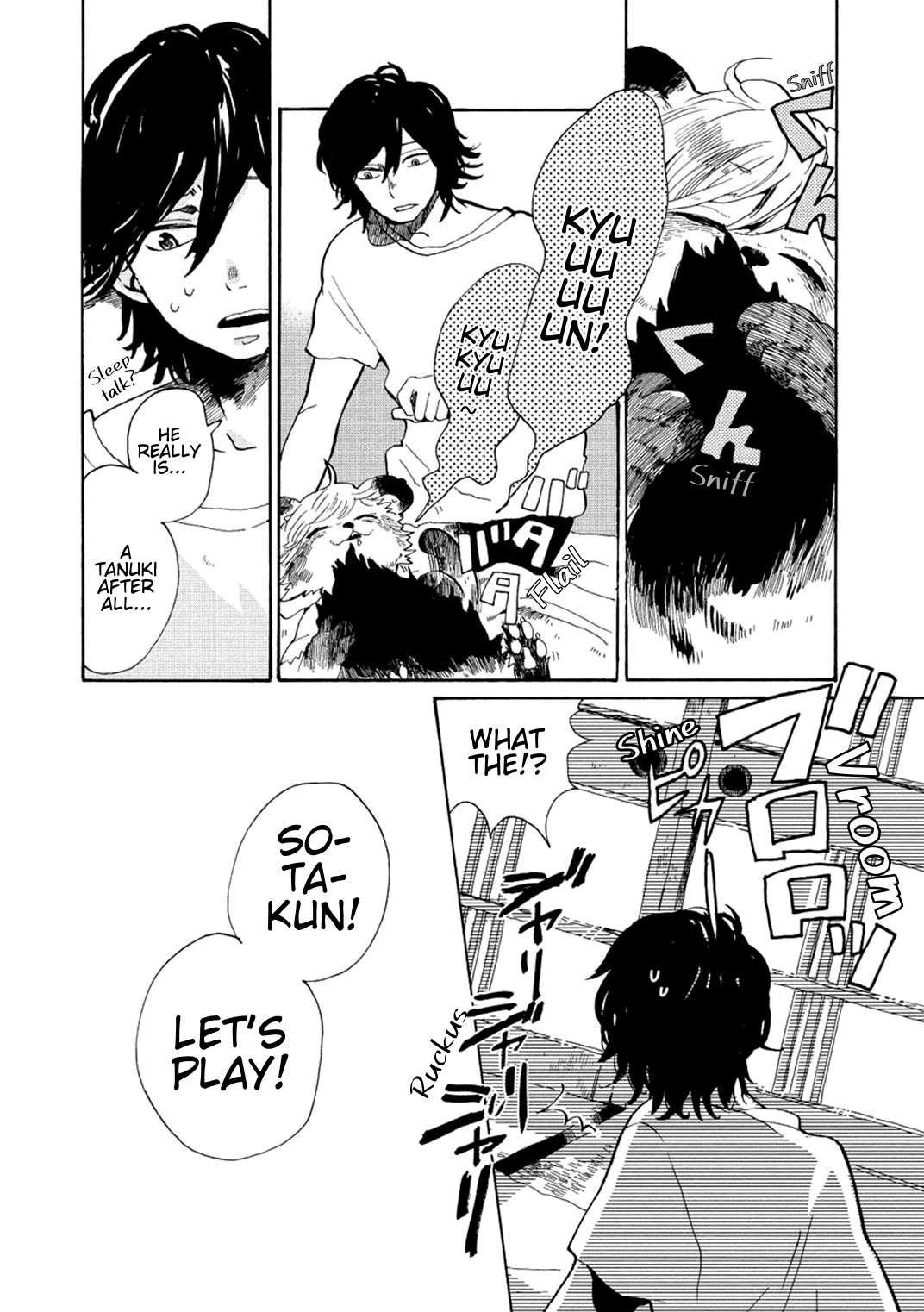 Udon no Kuni no Kin'iro Kemari Chapter 5 page 3 - Chapter 5: Red Lighthouse