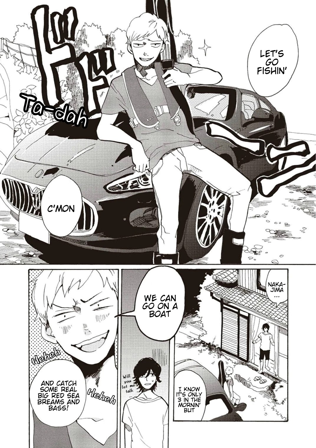 Udon no Kuni no Kin'iro Kemari Chapter 5 page 4 - Chapter 5: Red Lighthouse