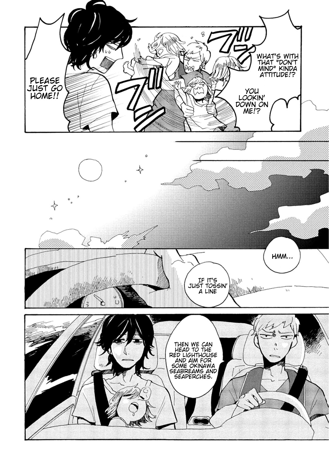 Udon no Kuni no Kin'iro Kemari Chapter 5 page 8 - Chapter 5: Red Lighthouse