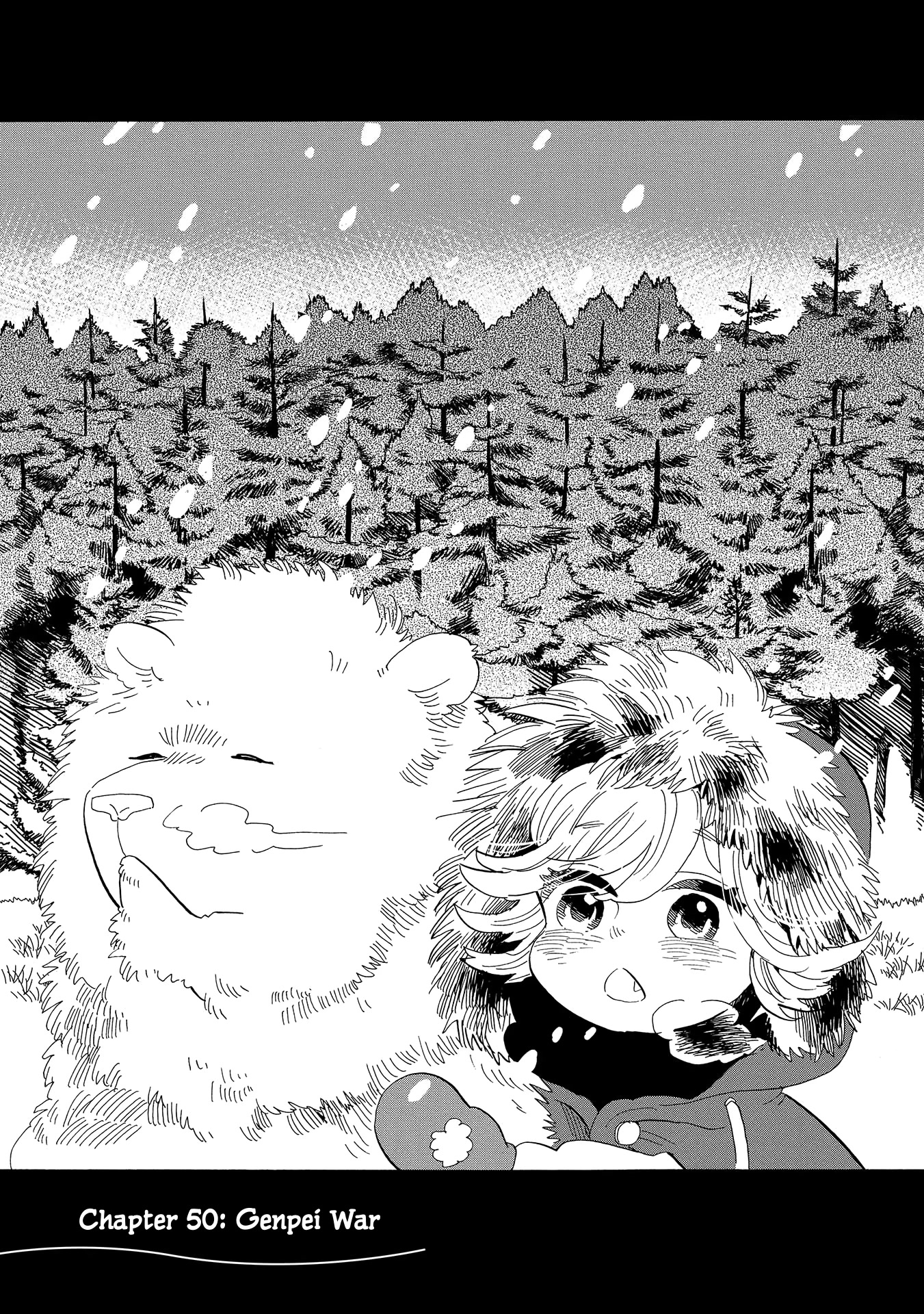 Udon no Kuni no Kin'iro Kemari Chapter 50 page 1 - Chapter 50: Genpei War
