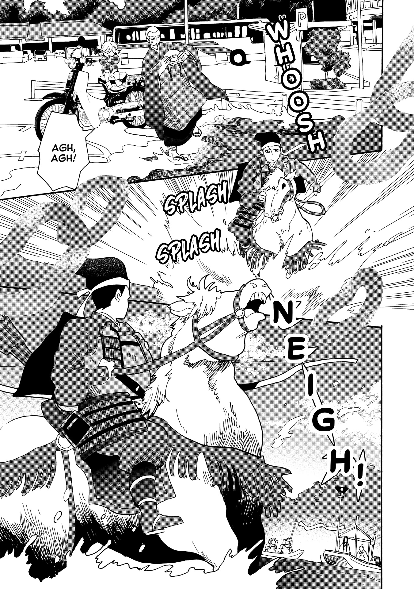 Udon no Kuni no Kin'iro Kemari Chapter 50 page 28 - Chapter 50: Genpei War