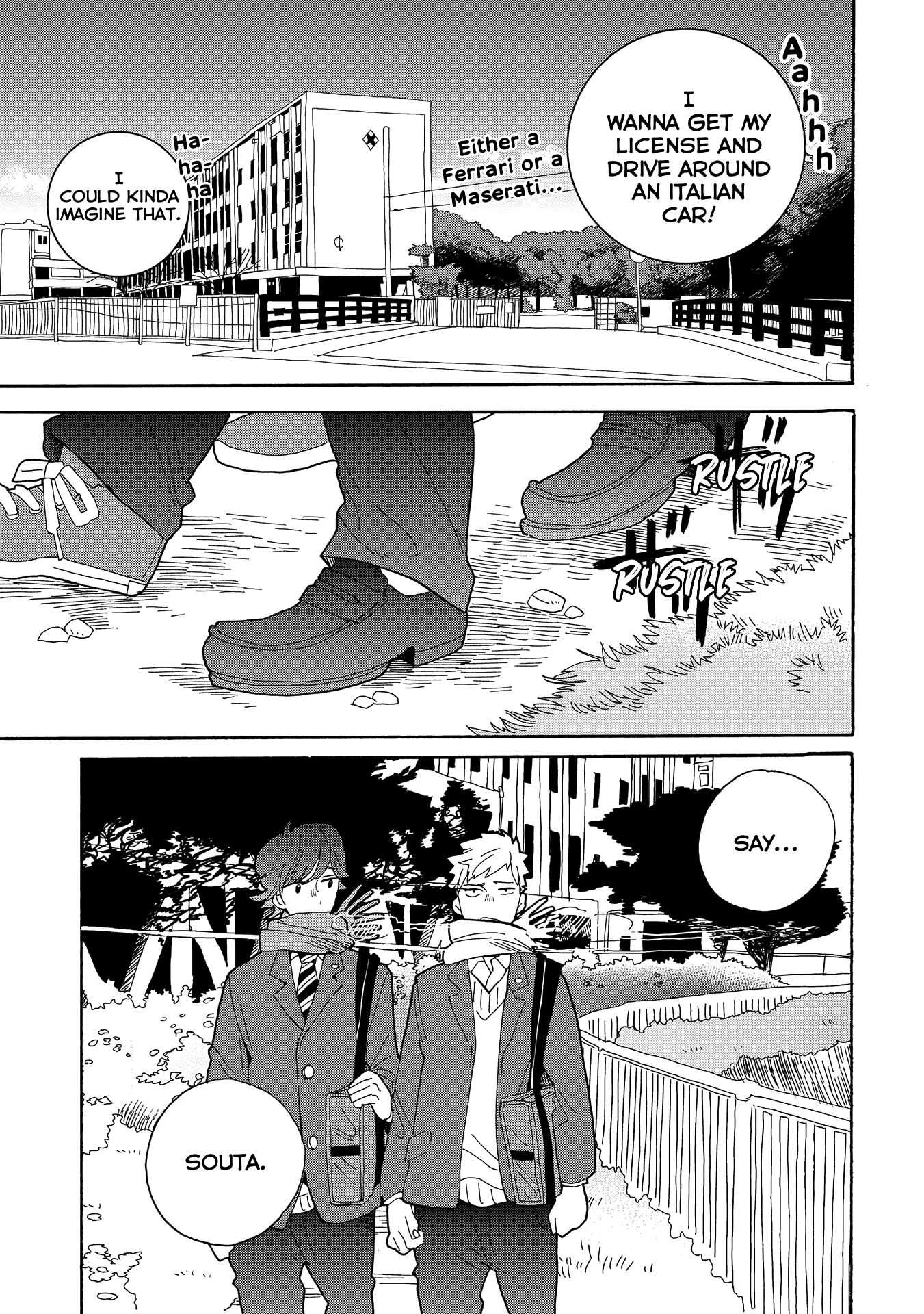 Udon no Kuni no Kin'iro Kemari Chapter 51.5 page 10 - Chapter 51.5: The Way Home From The Graduation Ceremony