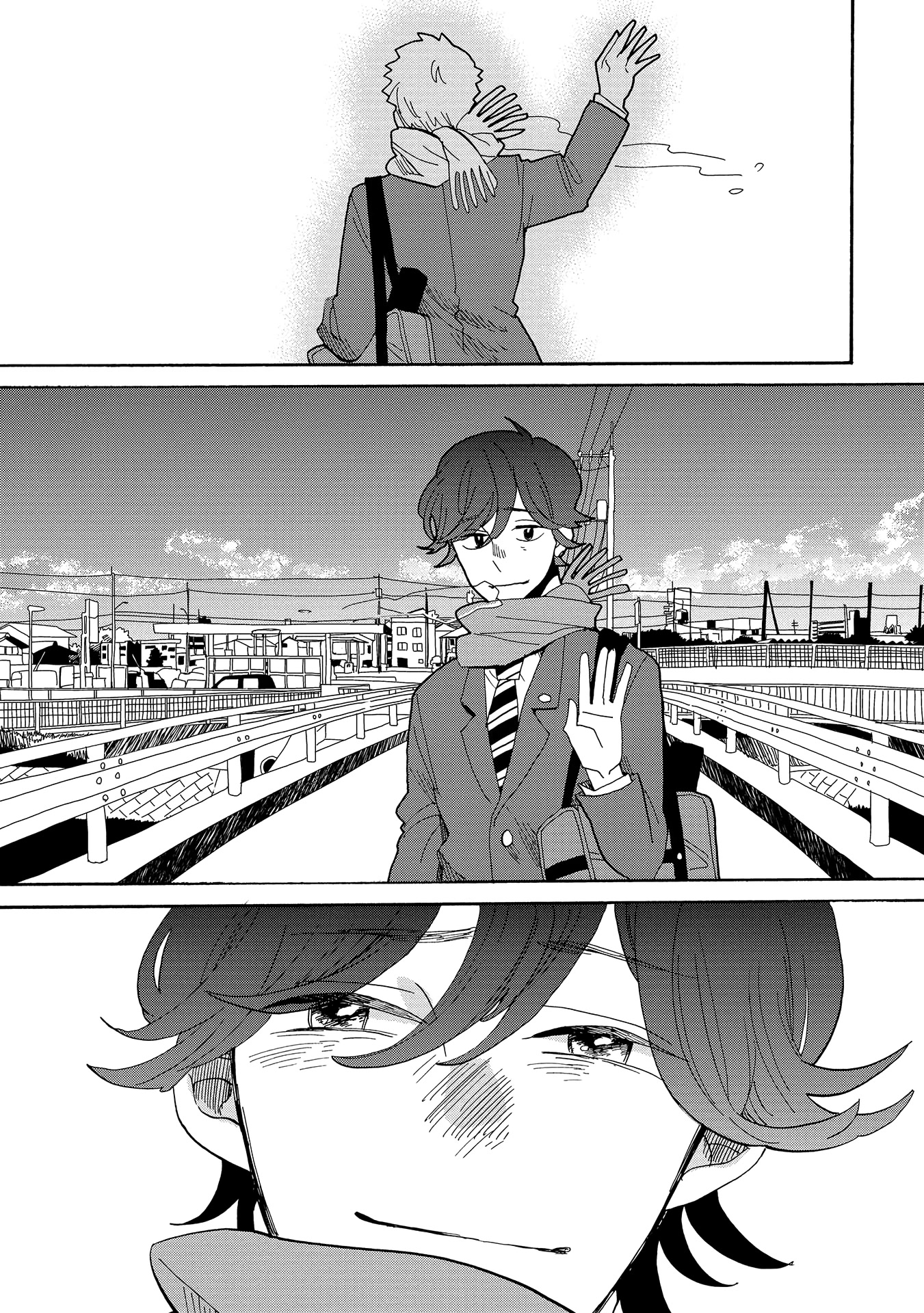 Udon no Kuni no Kin'iro Kemari Chapter 51.5 page 16 - Chapter 51.5: The Way Home From The Graduation Ceremony