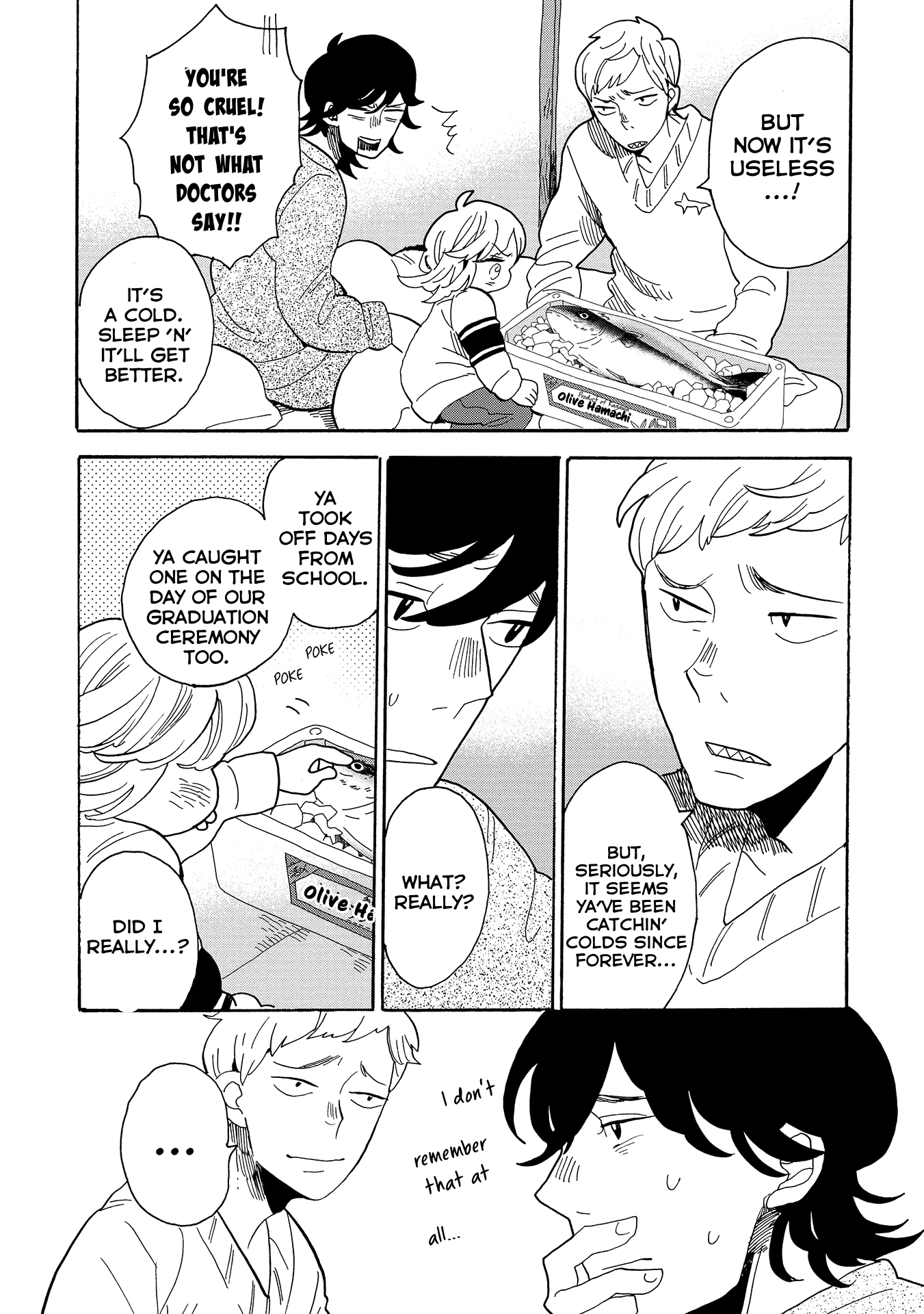 Udon no Kuni no Kin'iro Kemari Chapter 51 page 20 - Chapter 51: Olive Hamachi