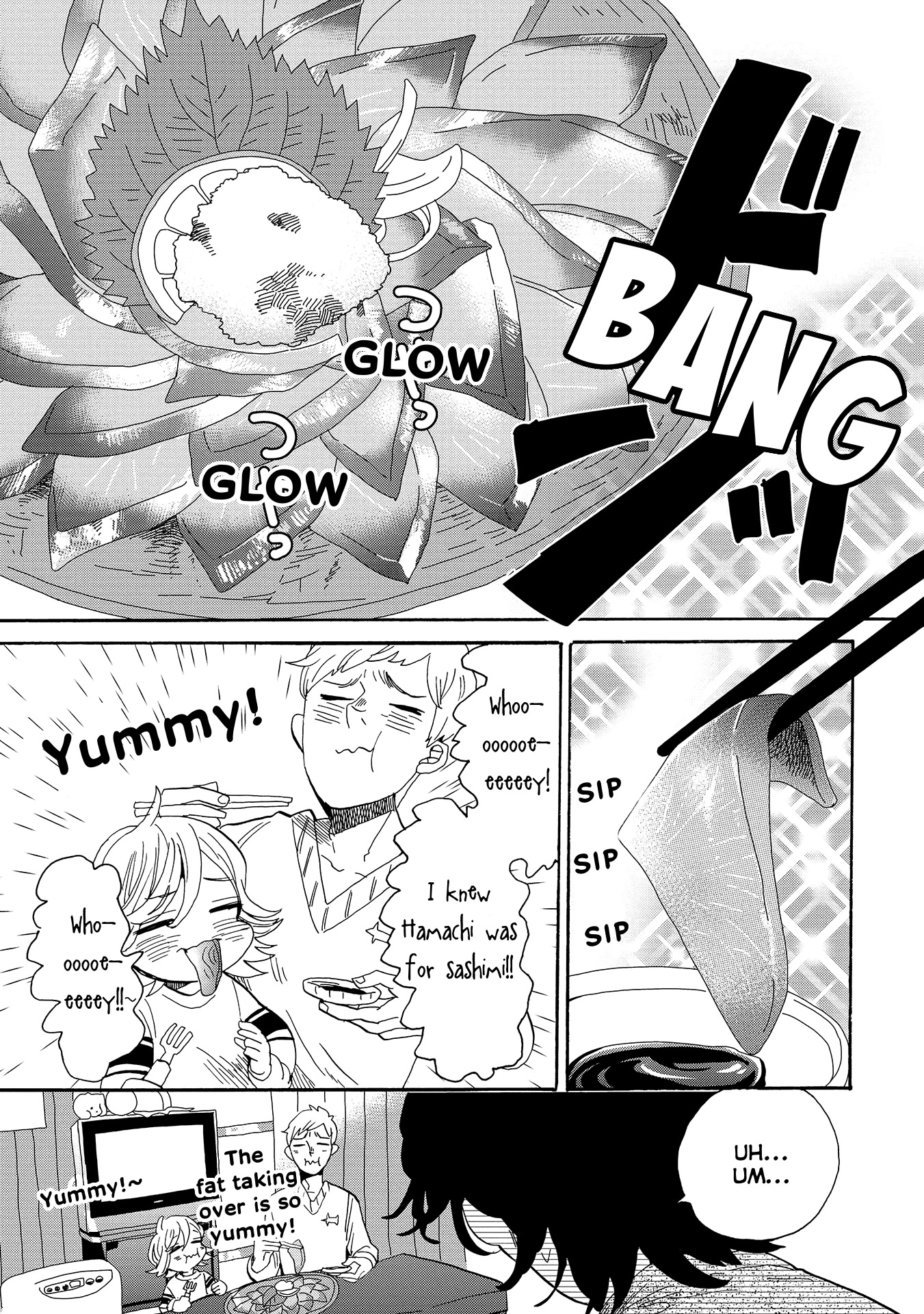 Udon no Kuni no Kin'iro Kemari Chapter 51 page 28 - Chapter 51: Olive Hamachi