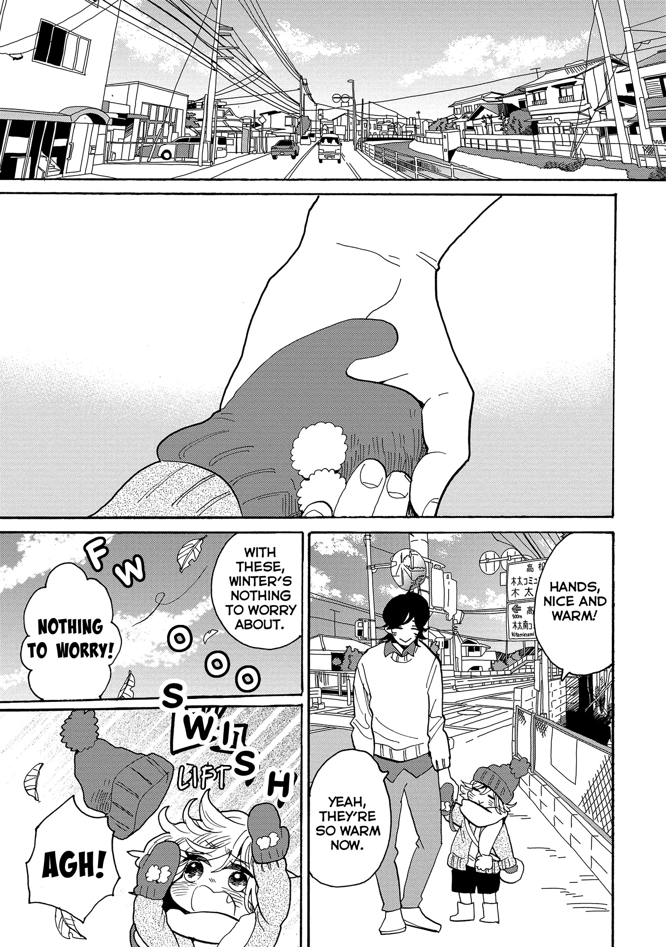 Udon no Kuni no Kin'iro Kemari Chapter 57 page 10 - Chapter 57: Mittens