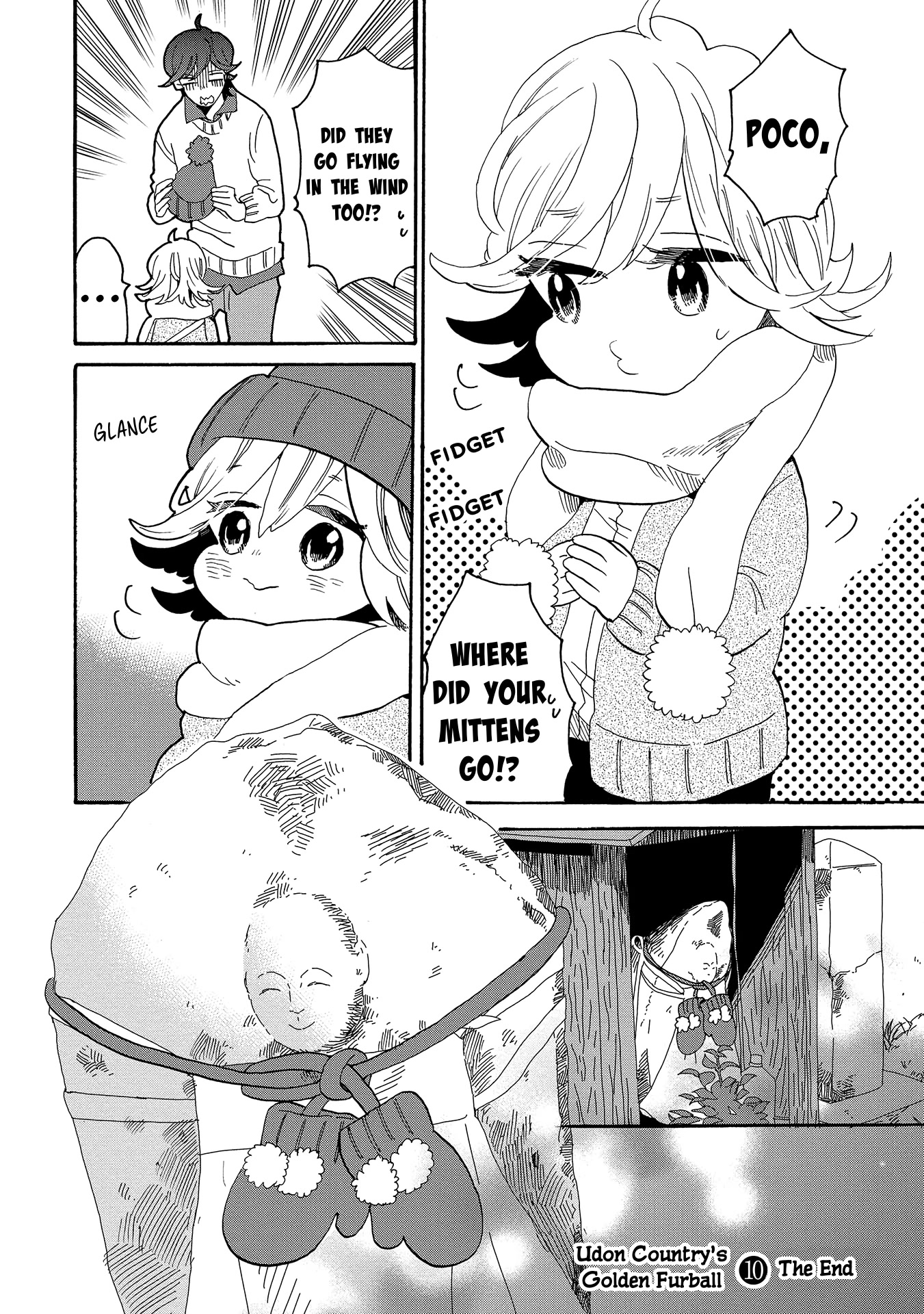 Udon no Kuni no Kin'iro Kemari Chapter 57 page 13 - Chapter 57: Mittens