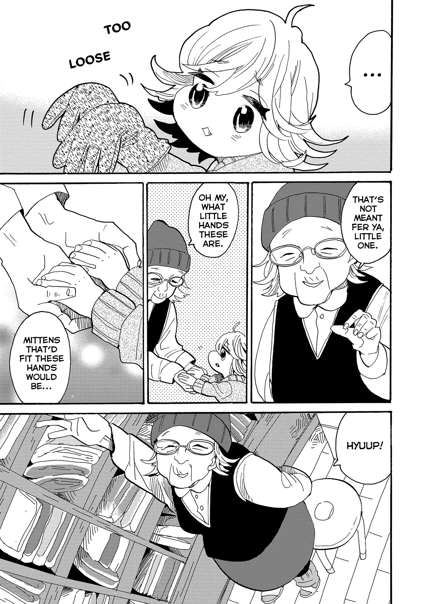 Udon no Kuni no Kin'iro Kemari Chapter 57 page 8 - Chapter 57: Mittens
