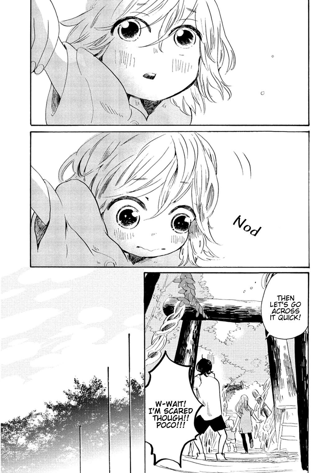 Udon no Kuni no Kin'iro Kemari Chapter 7 page 24 - Chapter 7: Kazura Bridge
