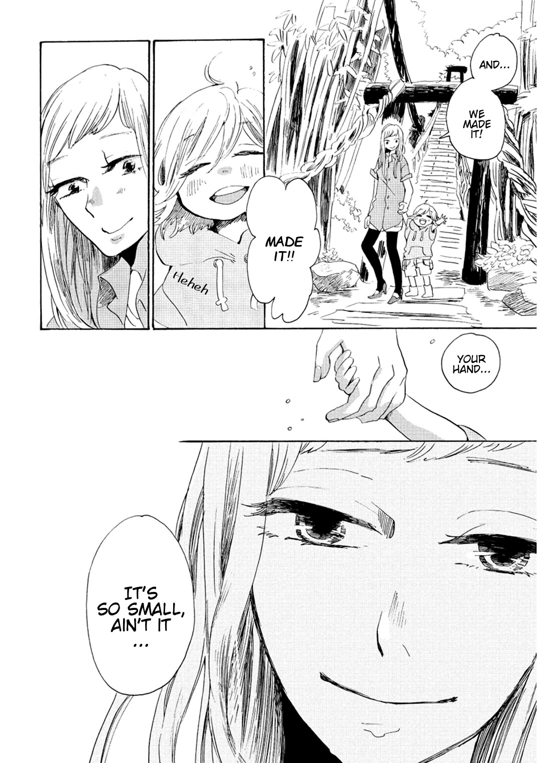 Udon no Kuni no Kin'iro Kemari Chapter 7 page 25 - Chapter 7: Kazura Bridge