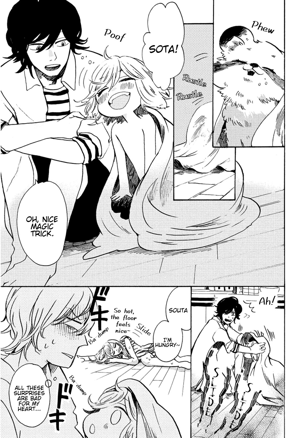 Udon no Kuni no Kin'iro Kemari Chapter 7 page 9 - Chapter 7: Kazura Bridge