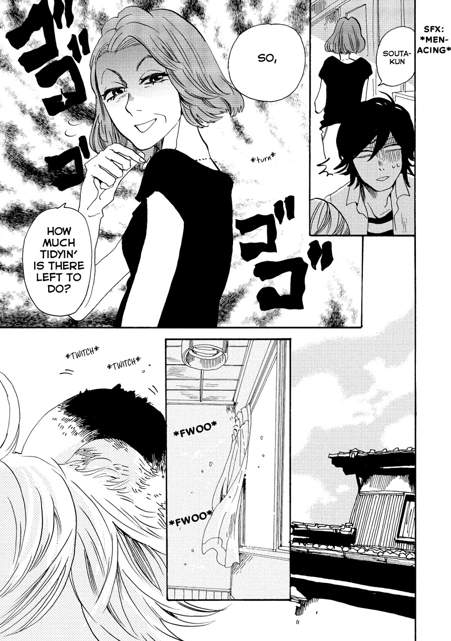 Udon no Kuni no Kin'iro Kemari Chapter 9 page 10 - Chapter 9: Kamado
