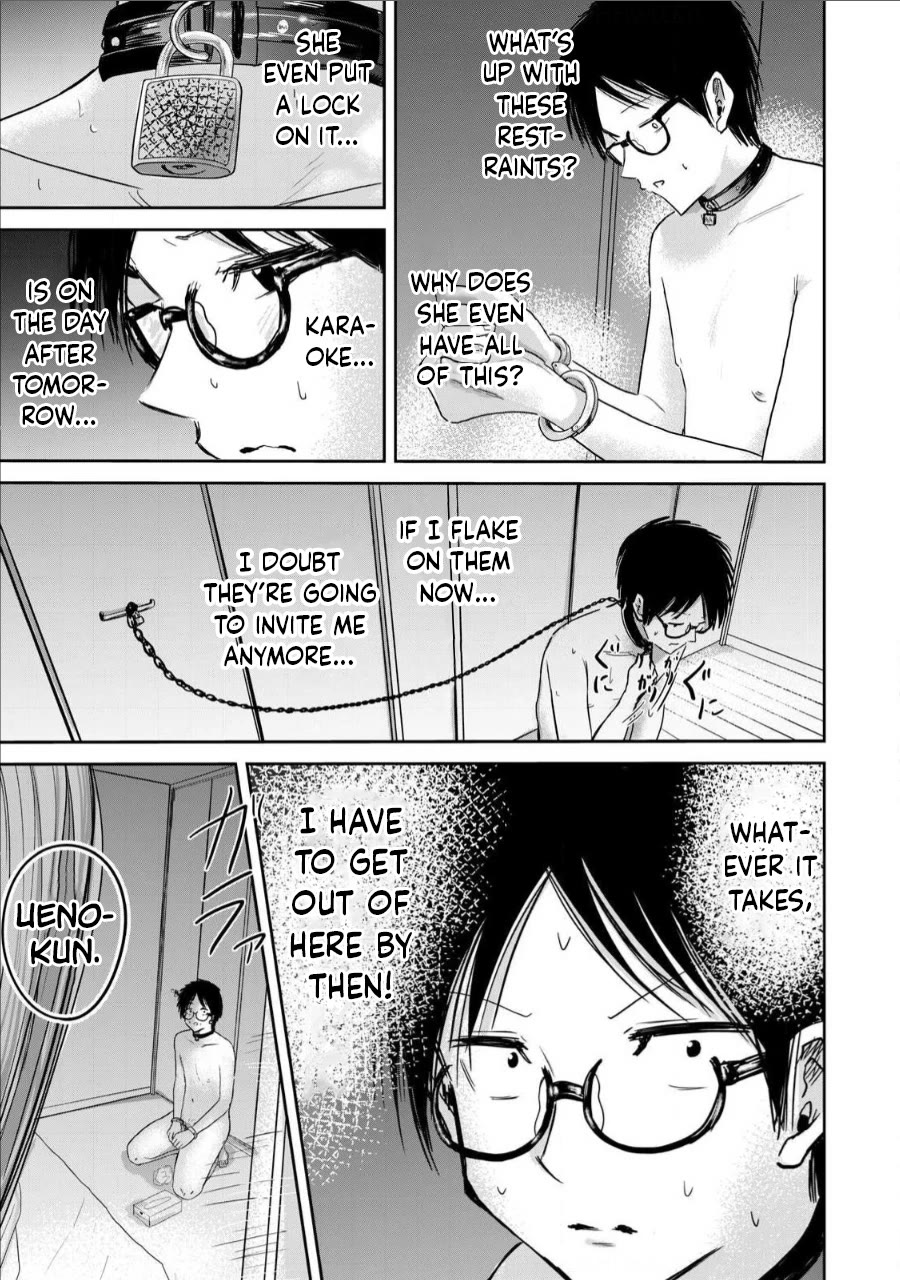 Ueno-kun Has Been Developed Chapter 17 page 17 - Chapter 17: Life in Confinement: Foot Licking