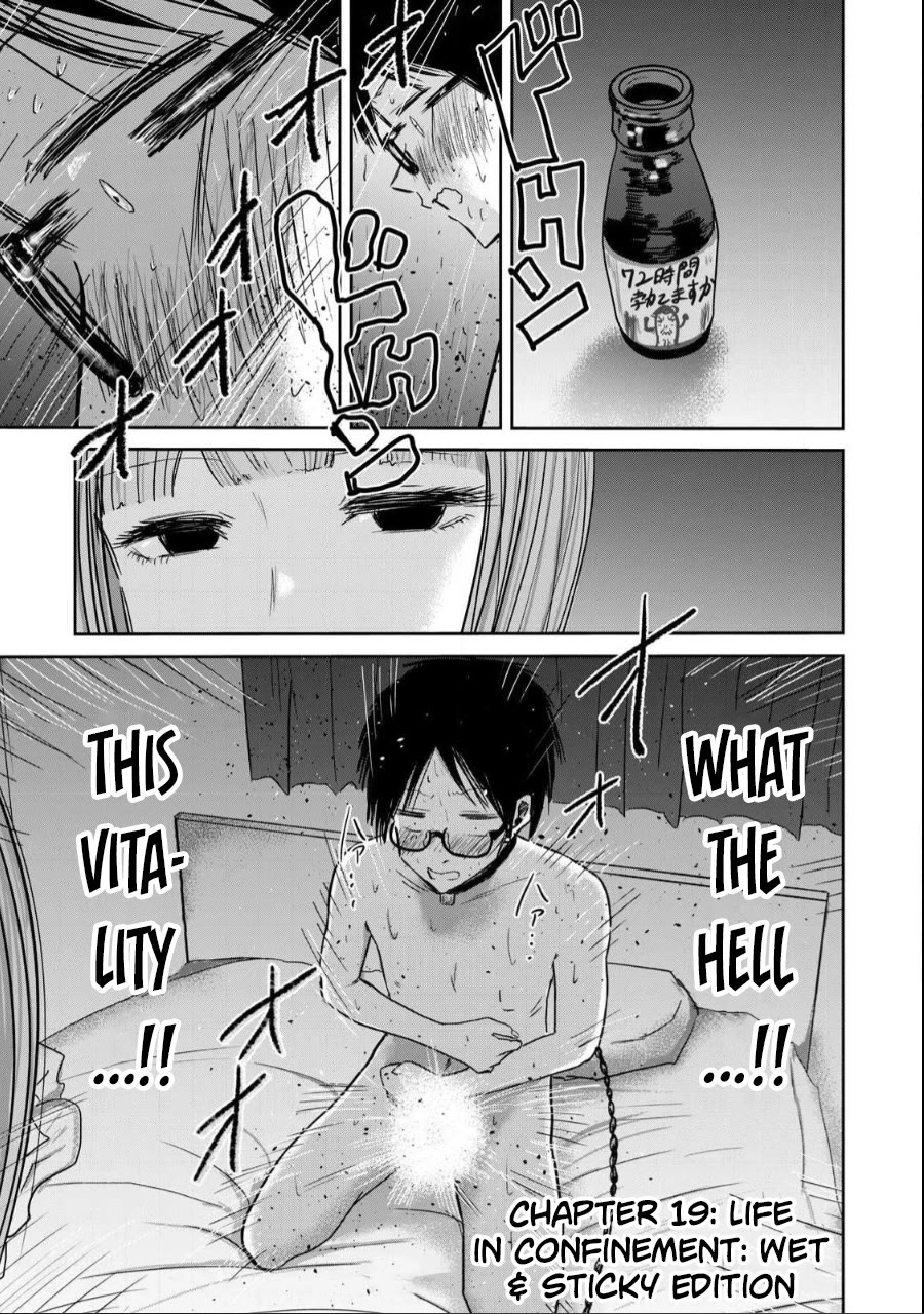 Ueno-kun Has Been Developed Chapter 19 page 1 - Chapter 19: Life in Confinement: Wet & Sticky Edition