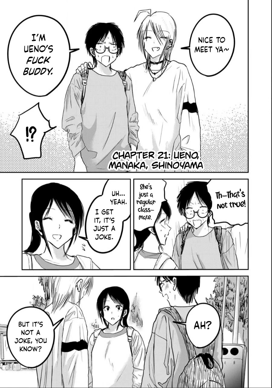 Ueno-kun Has Been Developed Chapter 21 page 1 - Chapter 21: Ueno, Manaka, Shinoyama