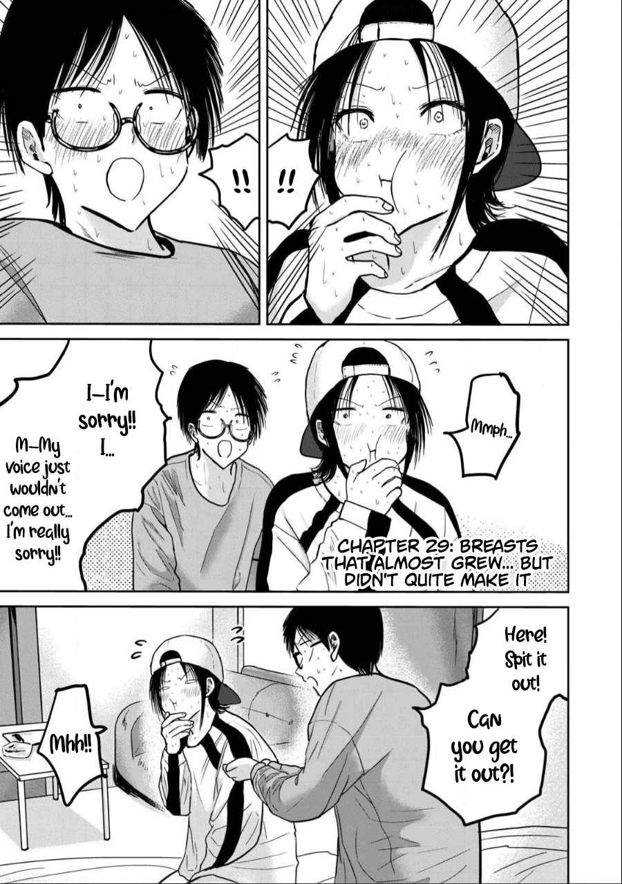 Ueno-kun Has Been Developed Chapter 29 page 1 - Chapter 29: Breasts That Almost Grew... But Didn't Quite Make It