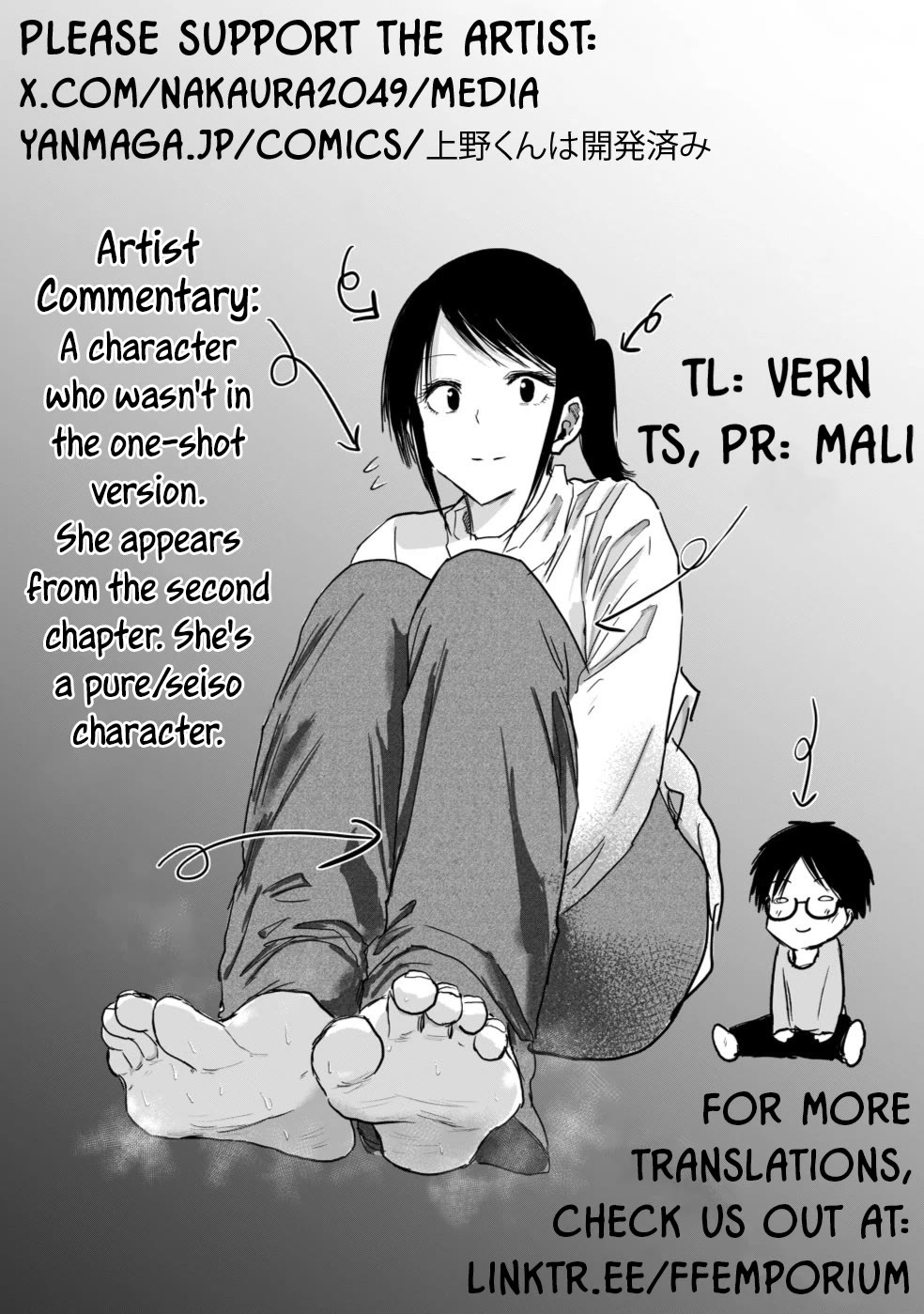 Ueno-kun Has Been Developed Chapter 4 page 20 - Chapter 4: Man on the Train