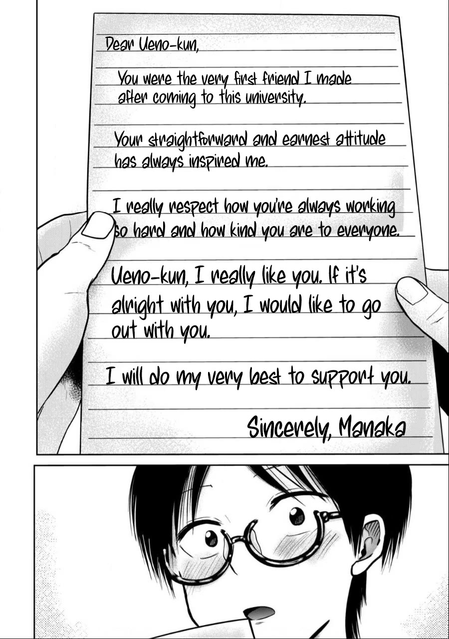 Ueno-kun Has Been Developed Chapter 47 page 12 - Chapter 47: Manaka-san’s Love Letter
