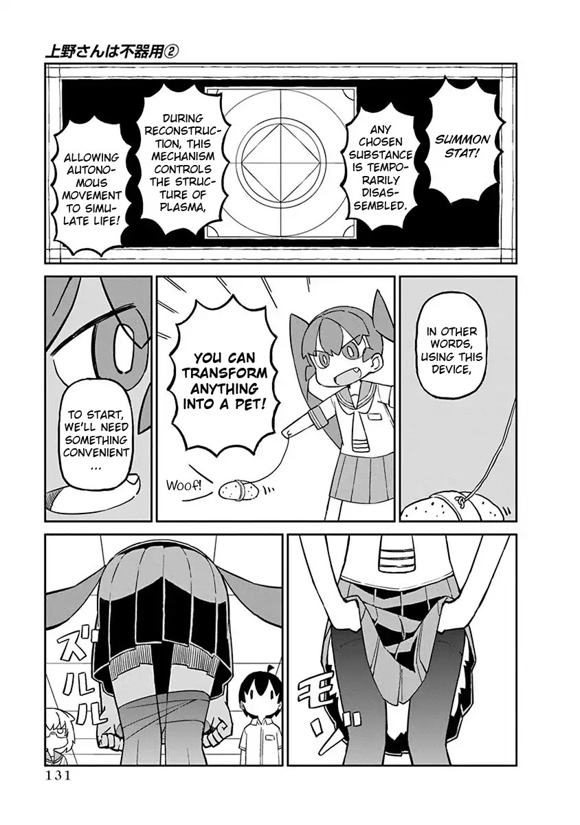 Ueno-san wa Bukiyou Chapter 20 page 3 - Chapter 20: Summon Stat