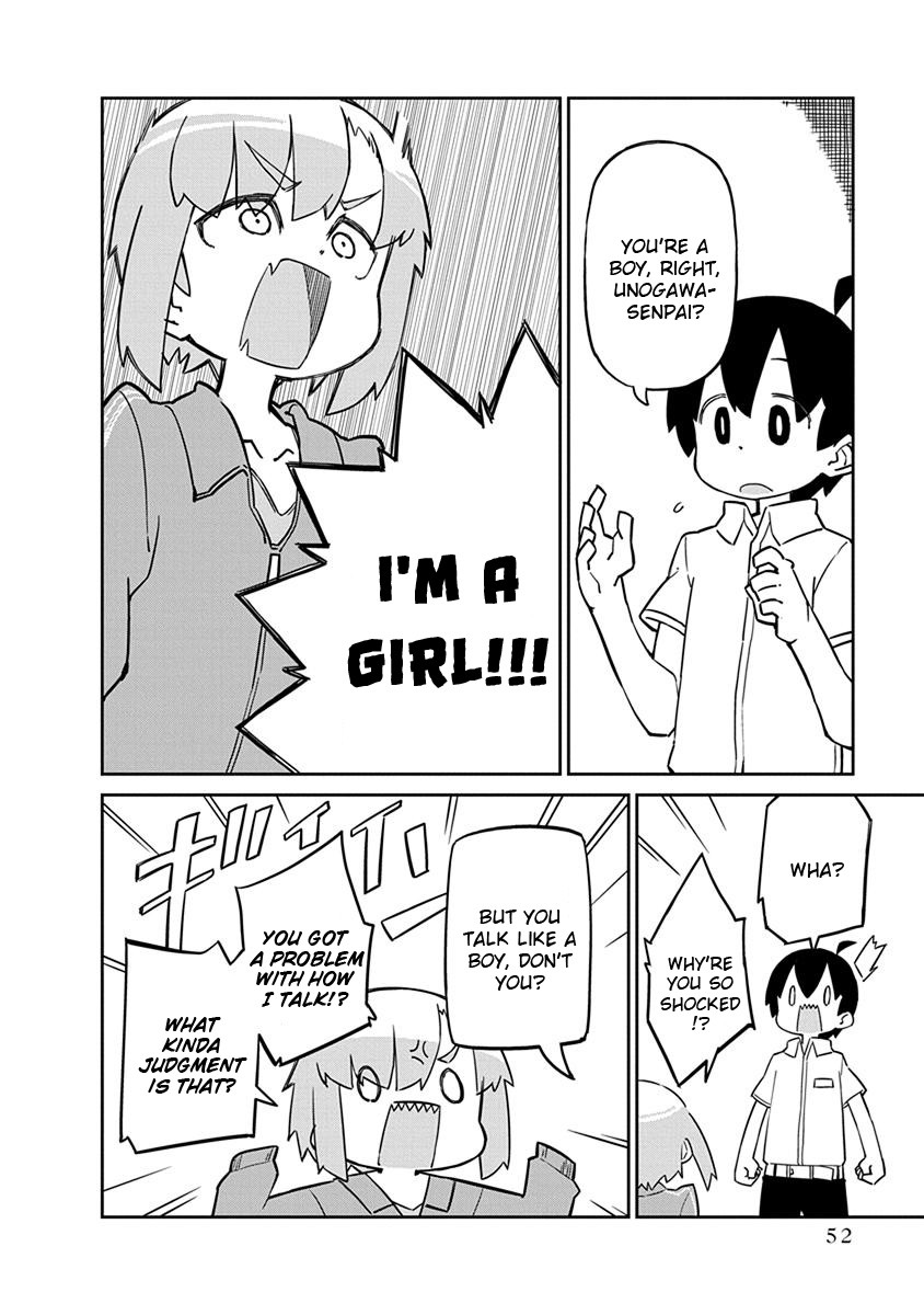 Ueno-san wa Bukiyou Chapter 44 page 8 - Chapter 44: Eye Spy