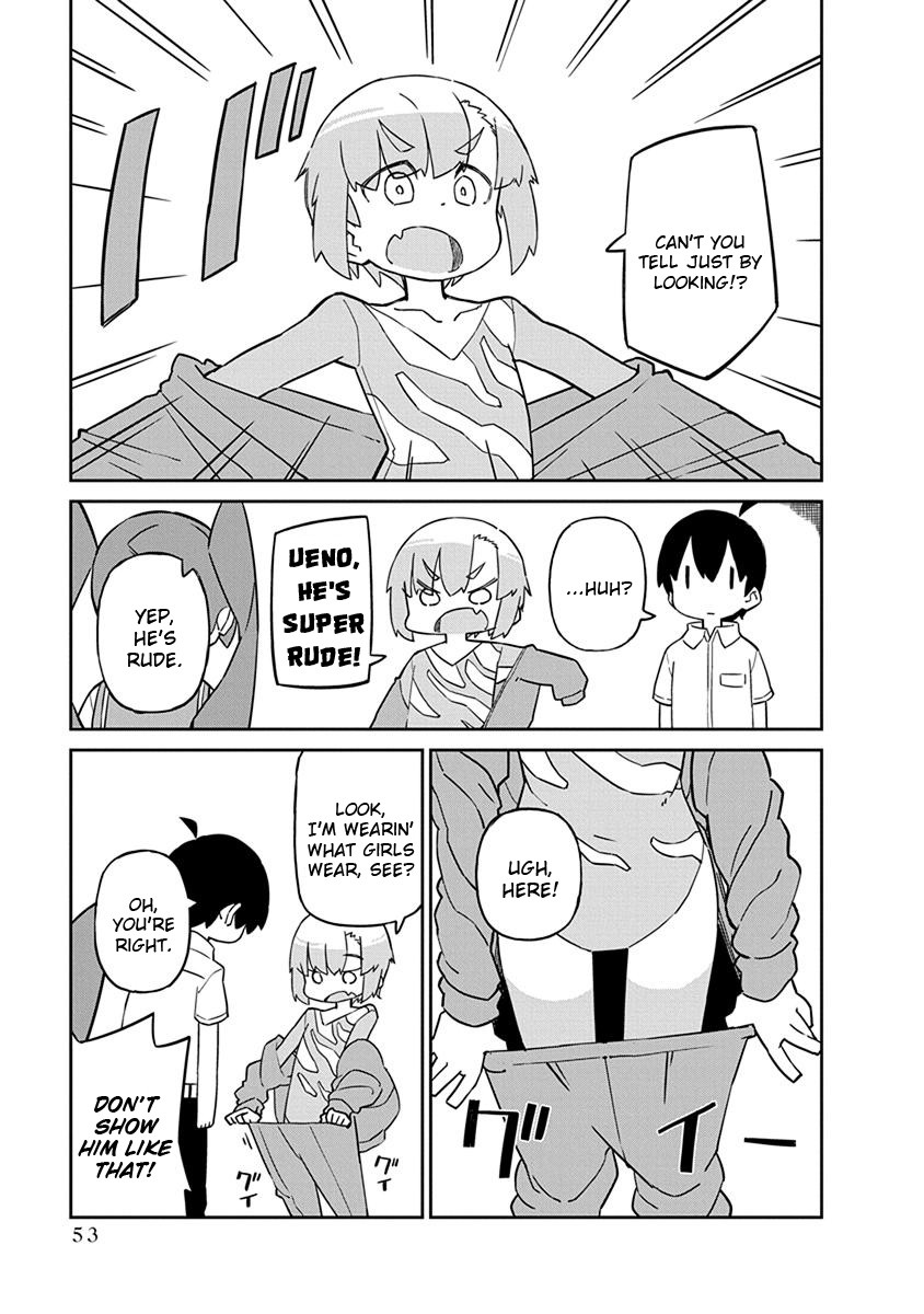 Ueno-san wa Bukiyou Chapter 44 page 9 - Chapter 44: Eye Spy