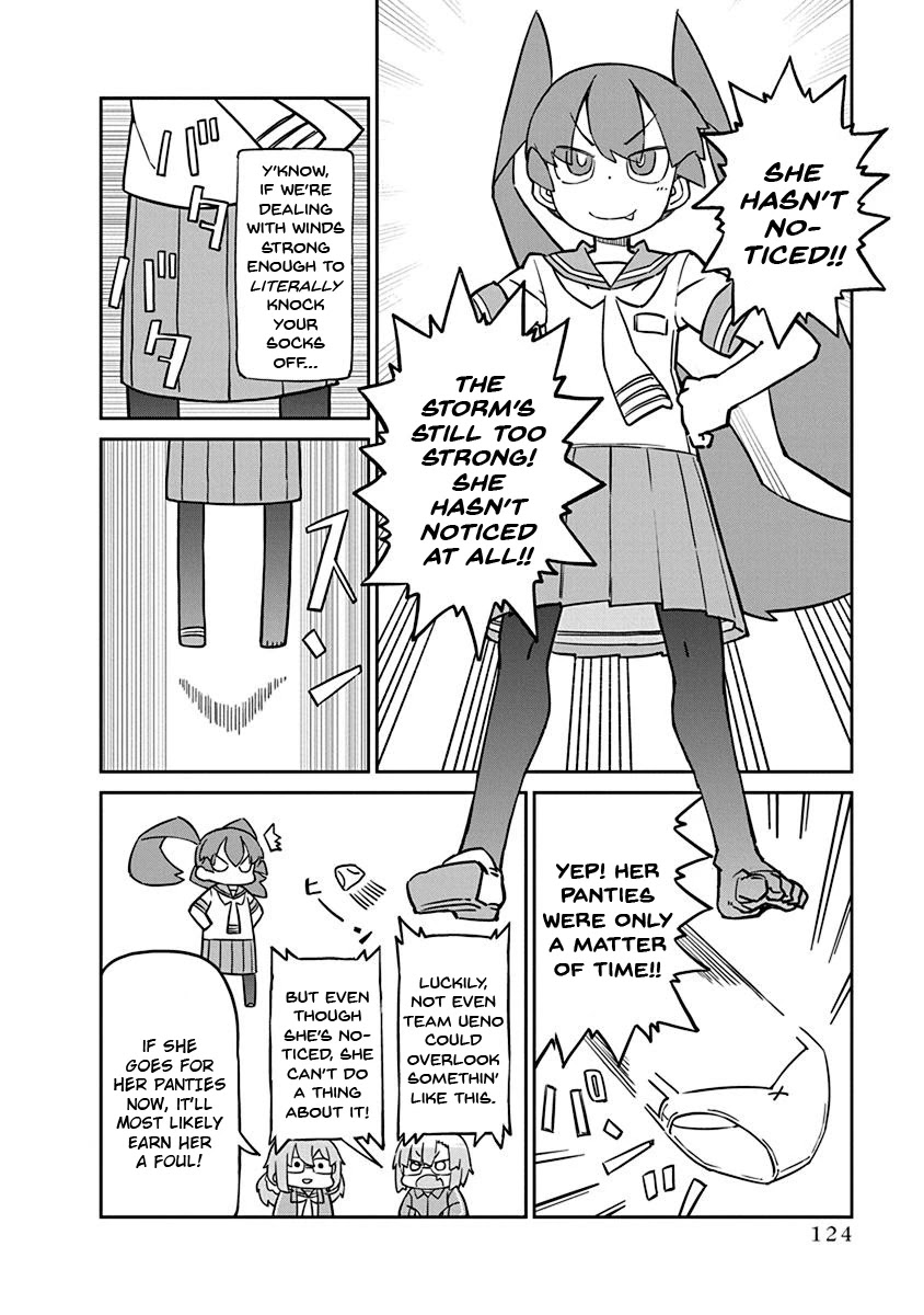 Ueno-san wa Bukiyou Chapter 69 page 10 - Chapter 69: Fanservo Pettibreaker