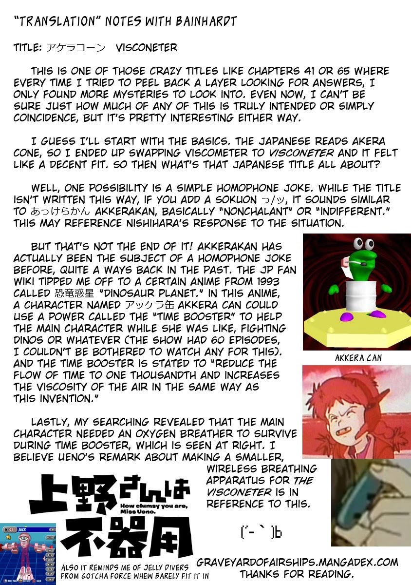 Ueno-san wa Bukiyou Chapter 73 page 13 - Chapter 73: Visconeter