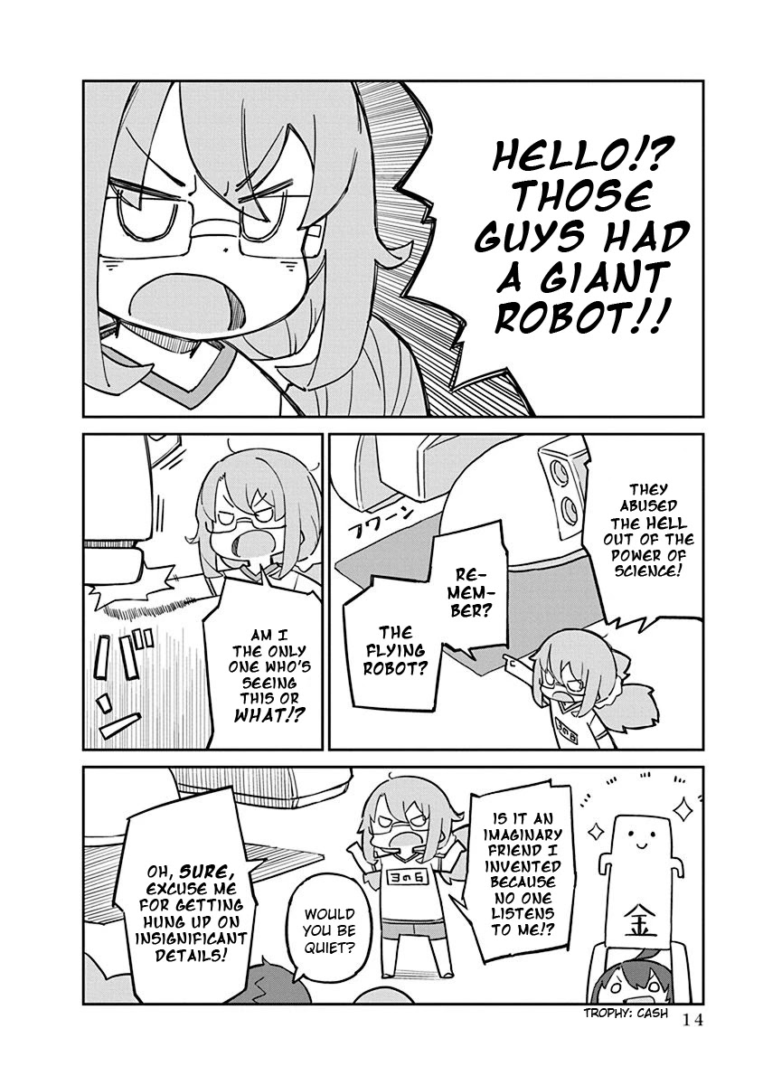 Ueno-san wa Bukiyou Chapter 82 page 16 - Chapter 82: YS-NO1-3 Yamashita Flight Type