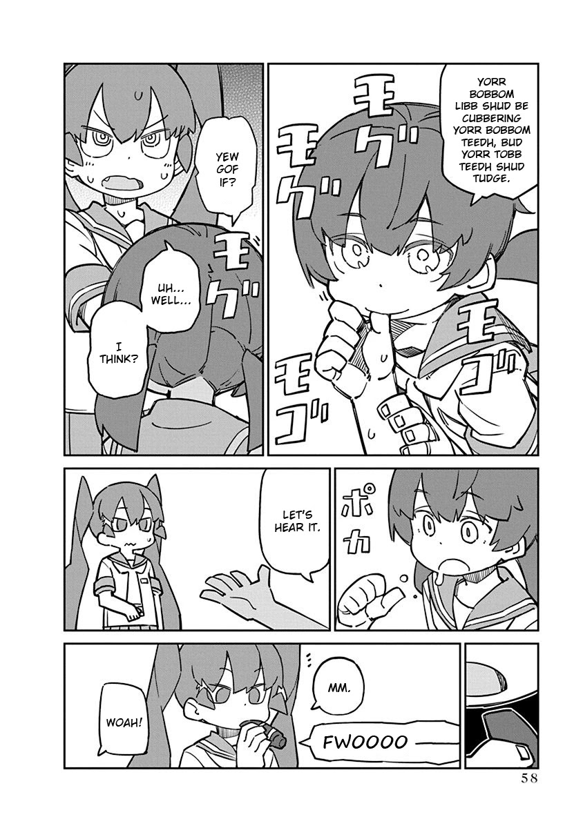 Ueno-san wa Bukiyou Chapter 85 page 10 - Chapter 85: Mouthpeeps