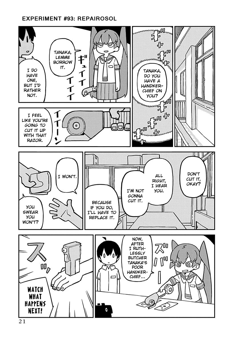 Ueno-san wa Bukiyou Chapter 93 page 1 - Chapter 93: Repairosol