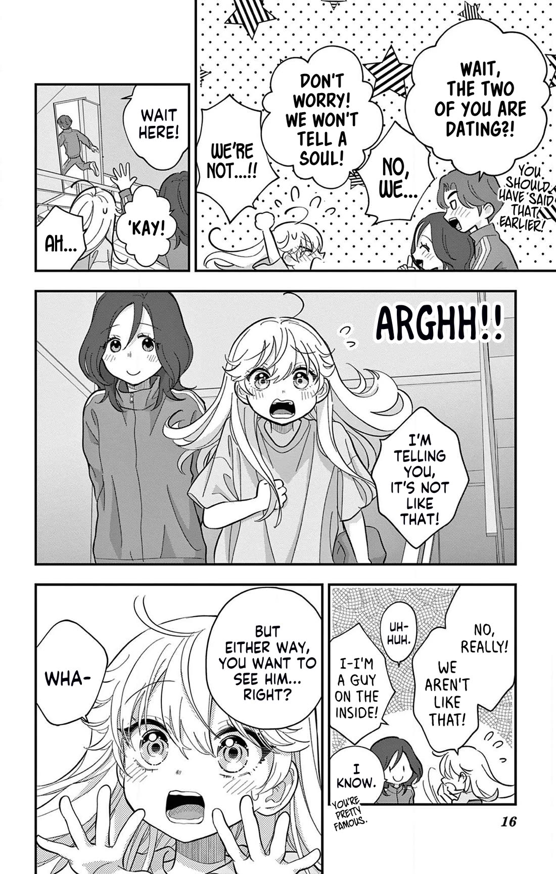 Uesugi-kun Wants to Quit Being a Girl Chapter 11 page 16 - Chapter 11