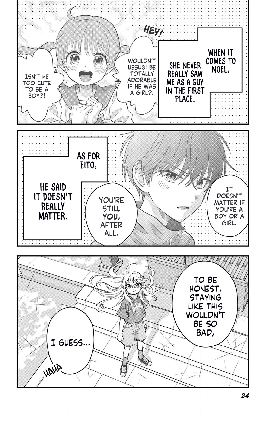 Uesugi-kun Wants to Quit Being a Girl Chapter 15 page 24 - Chapter 15