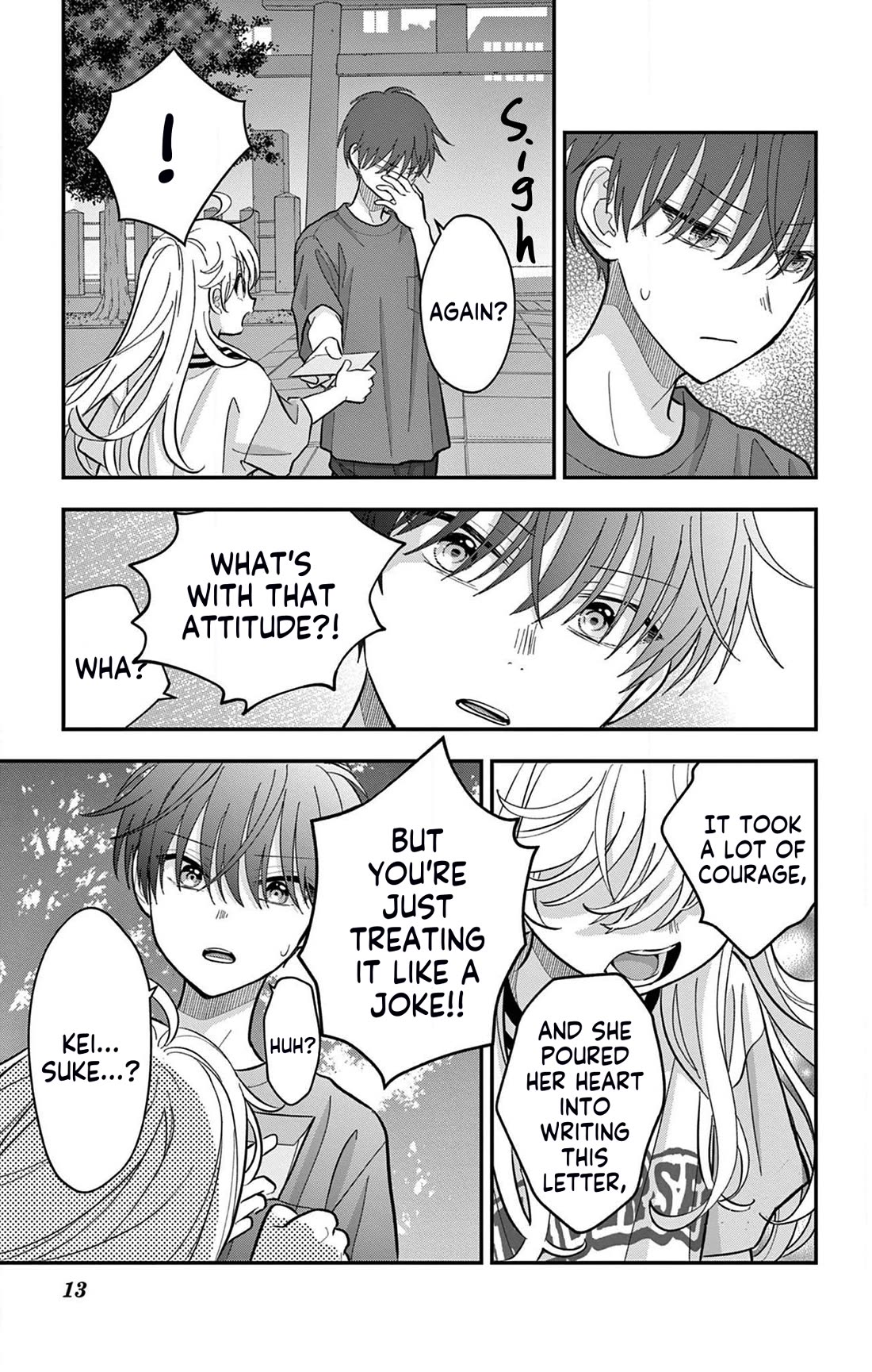 Uesugi-kun Wants to Quit Being a Girl Chapter 17 page 13 - Chapter 17
