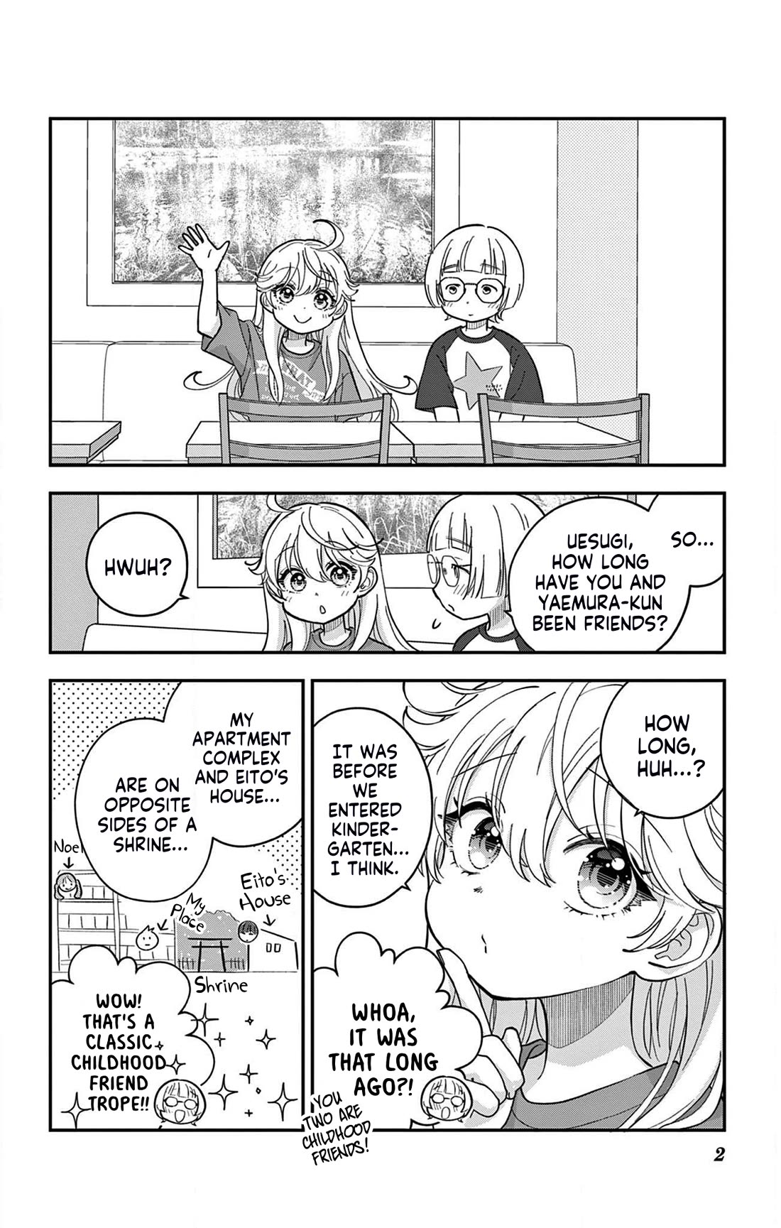 Uesugi-kun Wants to Quit Being a Girl Chapter 18.5 page 2 - Chapter 18.5: Iino-san Hits Her Breaking Point