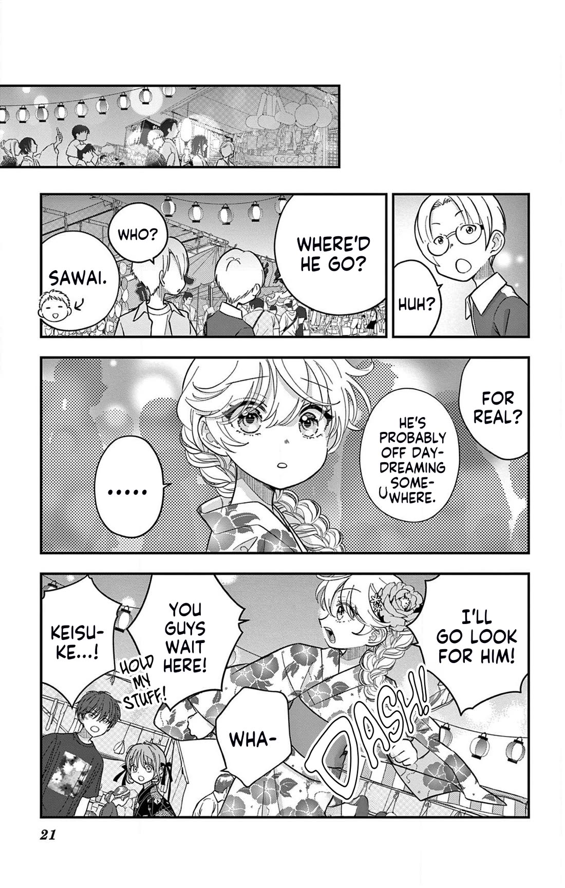 Uesugi-kun Wants to Quit Being a Girl Chapter 19 page 21 - Chapter 19