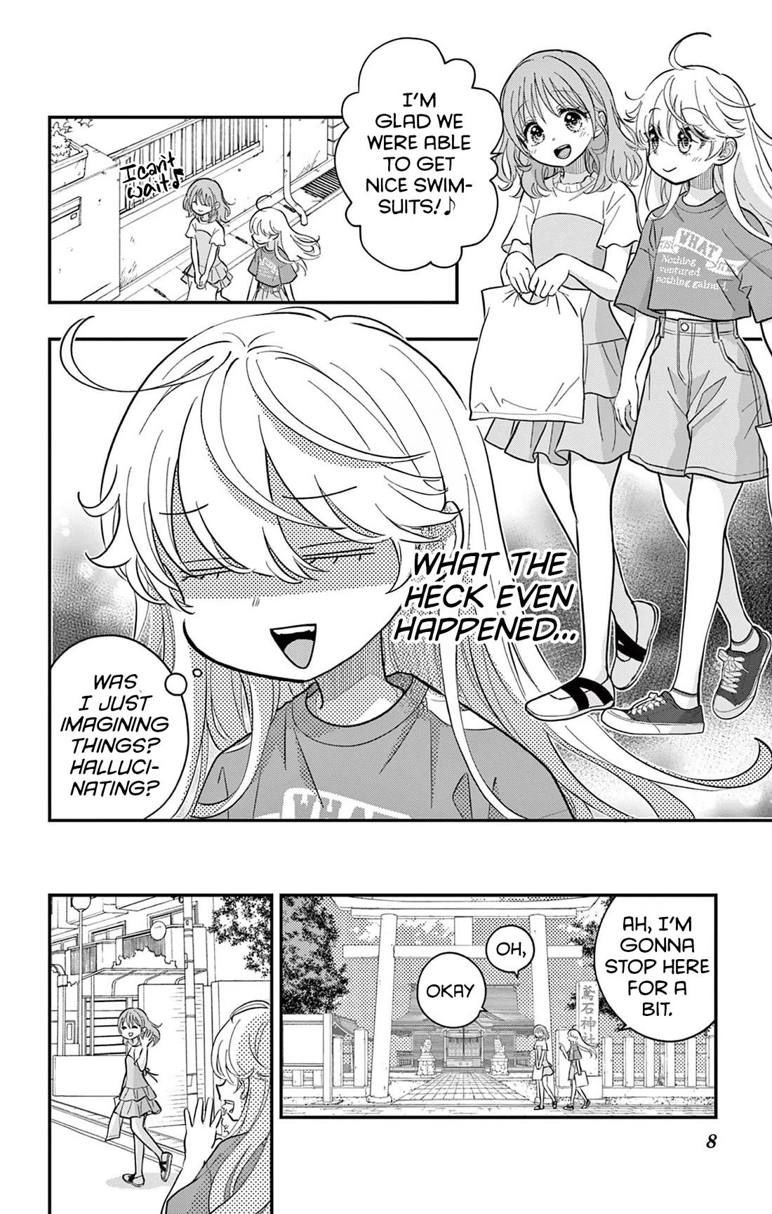 Uesugi-kun Wants to Quit Being a Girl Chapter 22.1 page 8 - Chapter 22.1