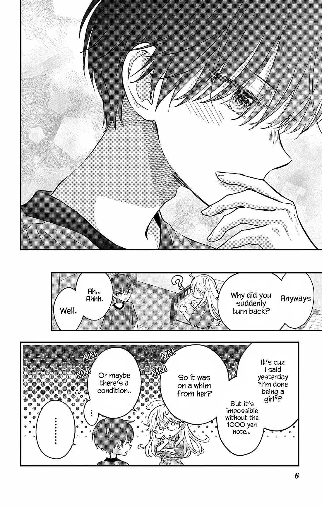 Uesugi-kun Wants to Quit Being a Girl Chapter 22.2 page 6 - Chapter 22.2